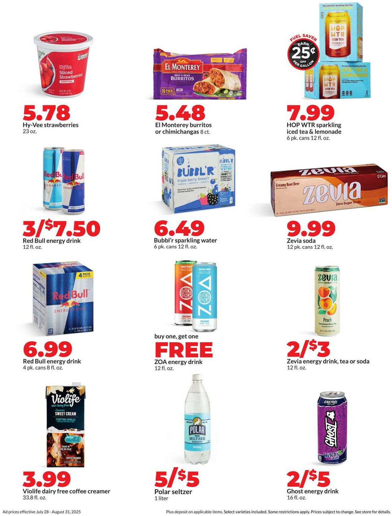 Catalogue HyVee from 07/28/2025