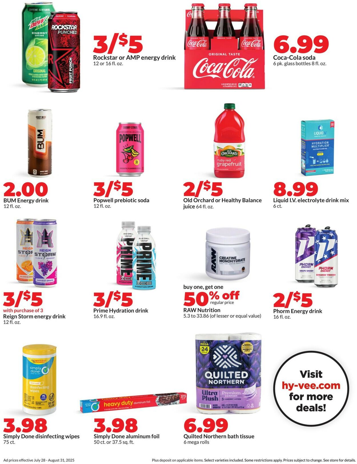 Catalogue HyVee from 07/28/2025