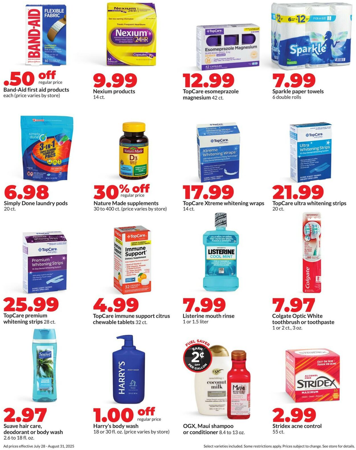 Catalogue HyVee from 07/28/2025