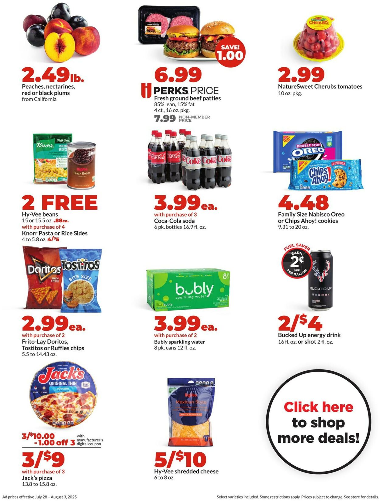 Catalogue HyVee from 07/28/2025