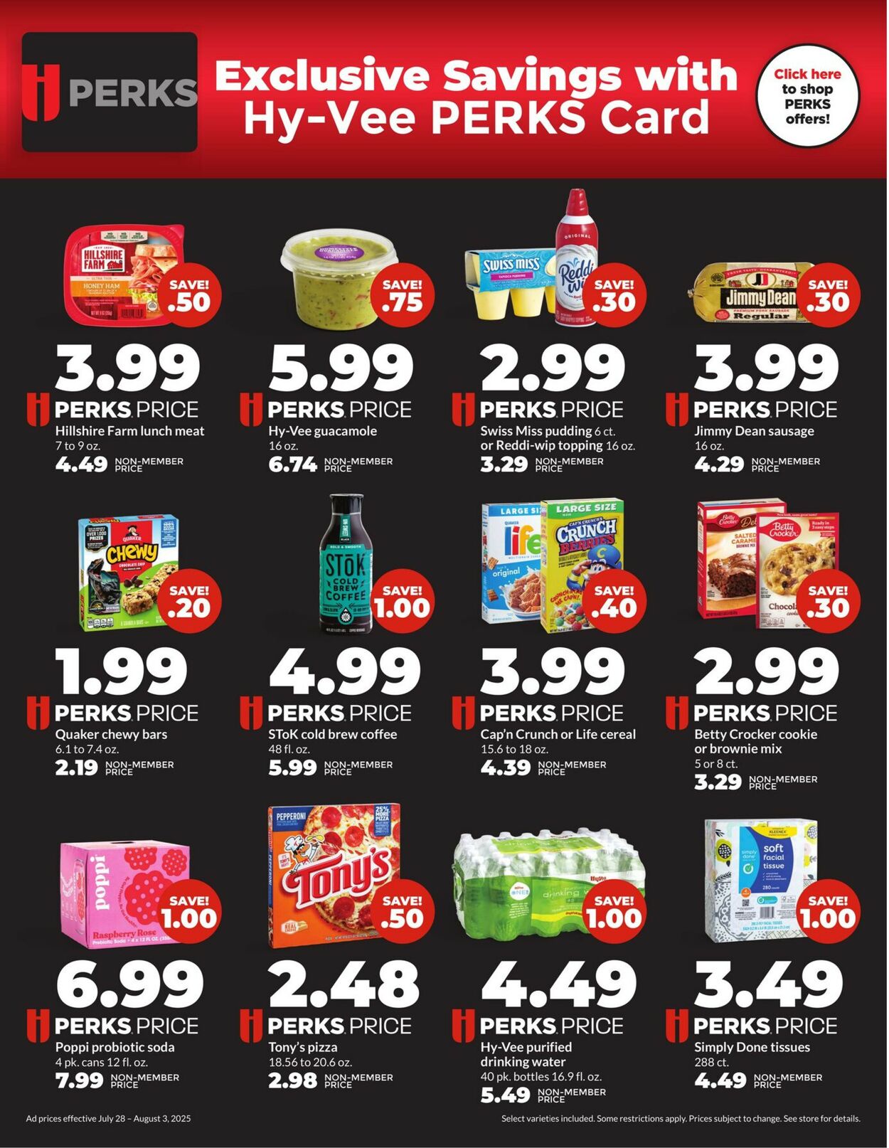 Catalogue HyVee from 07/28/2025