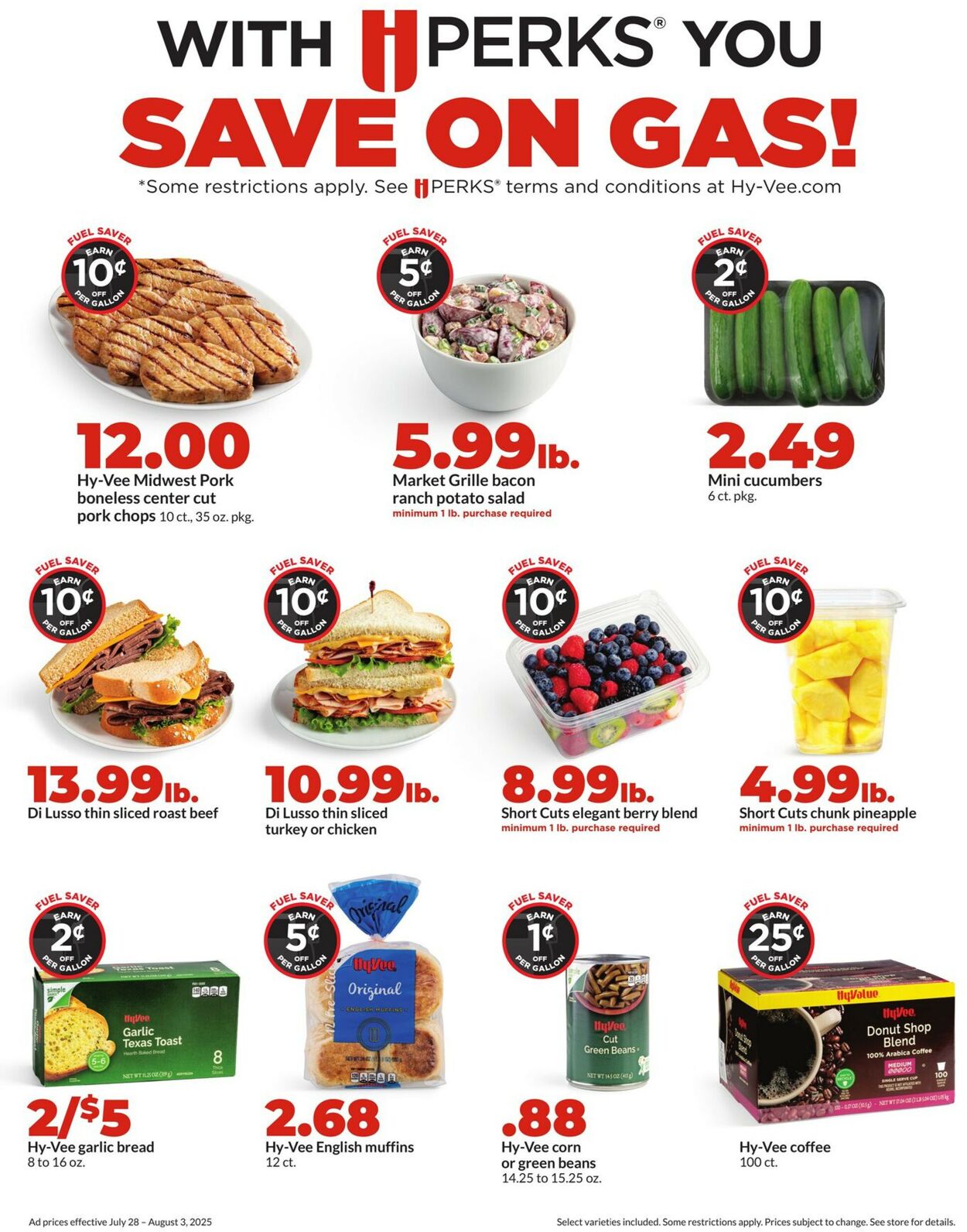 Catalogue HyVee from 07/28/2025