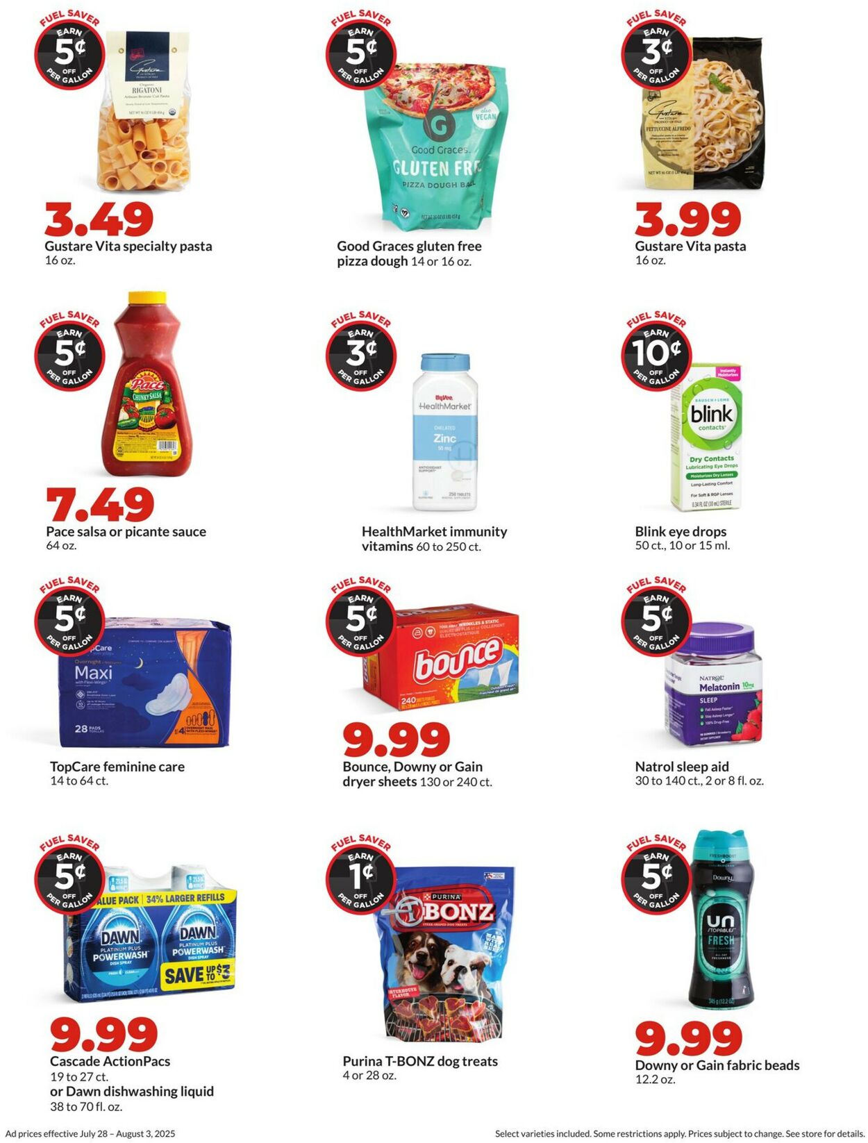 Catalogue HyVee from 07/28/2025