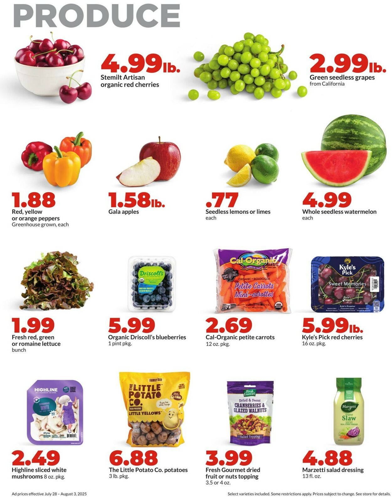 Catalogue HyVee from 07/28/2025