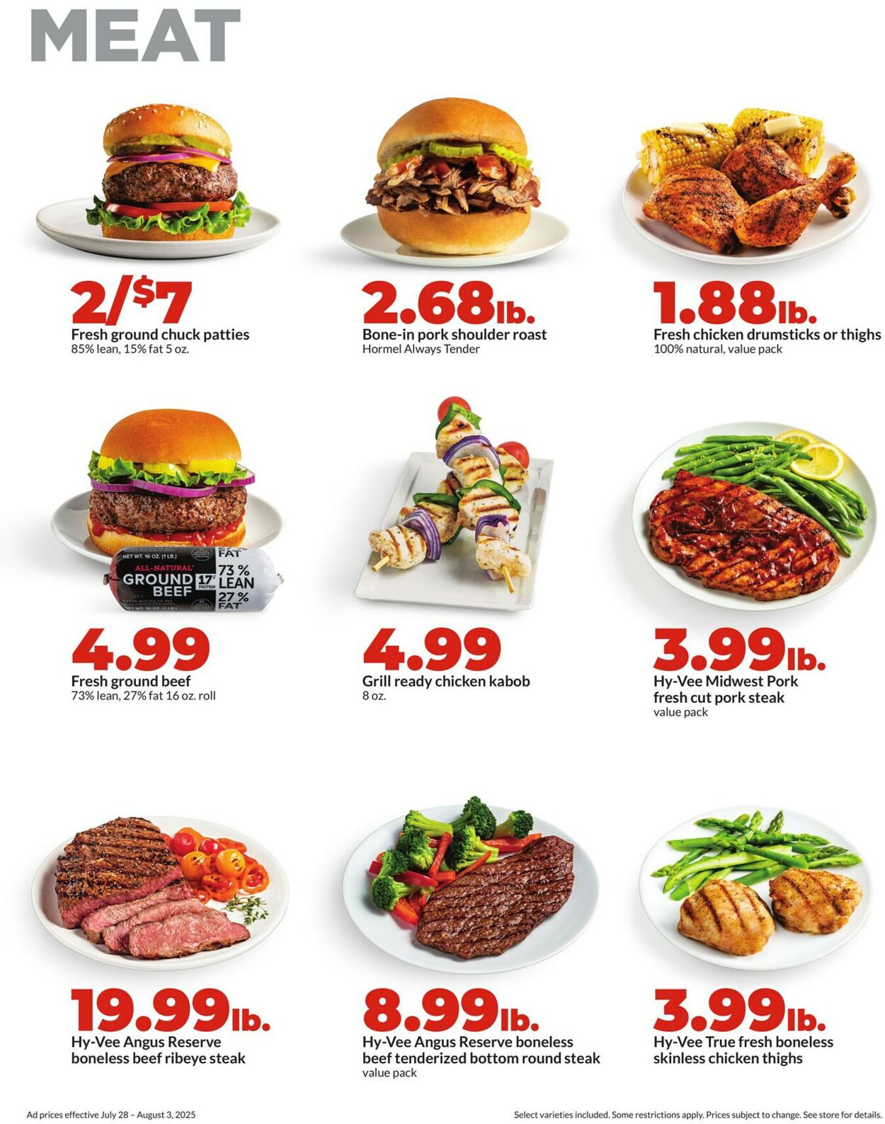 Catalogue HyVee from 07/28/2025