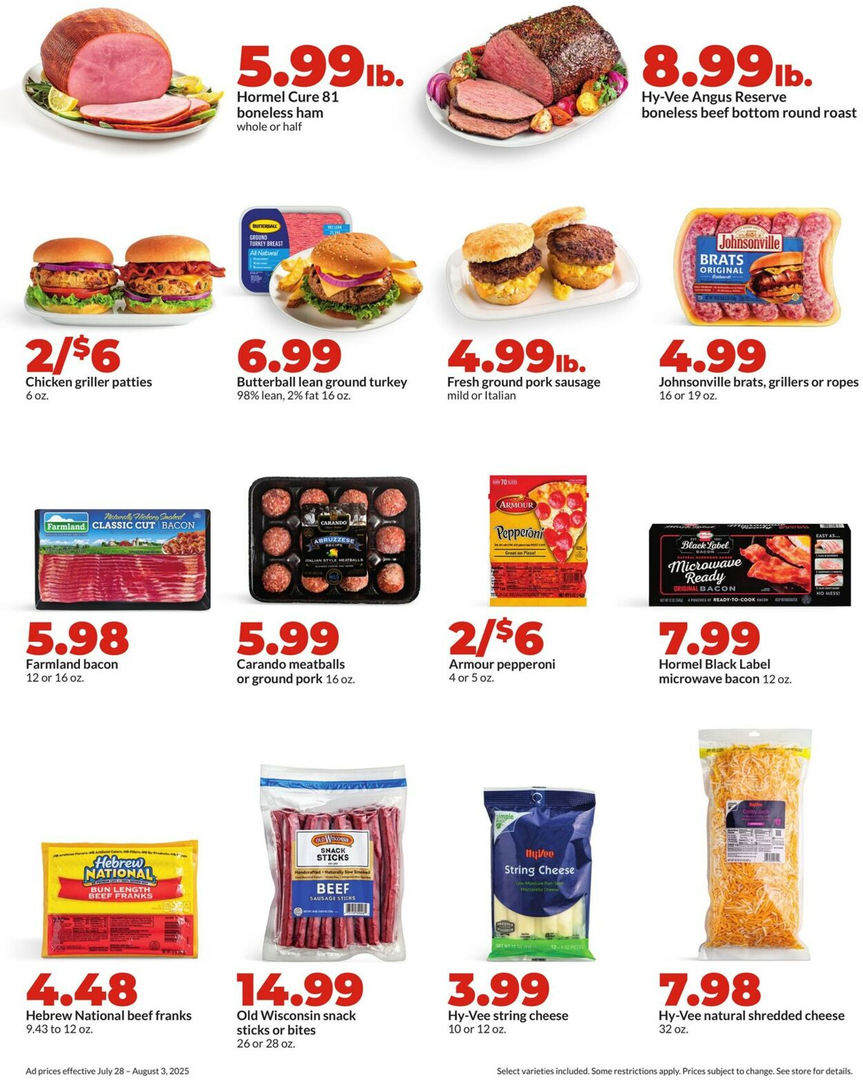 Catalogue HyVee from 07/28/2025
