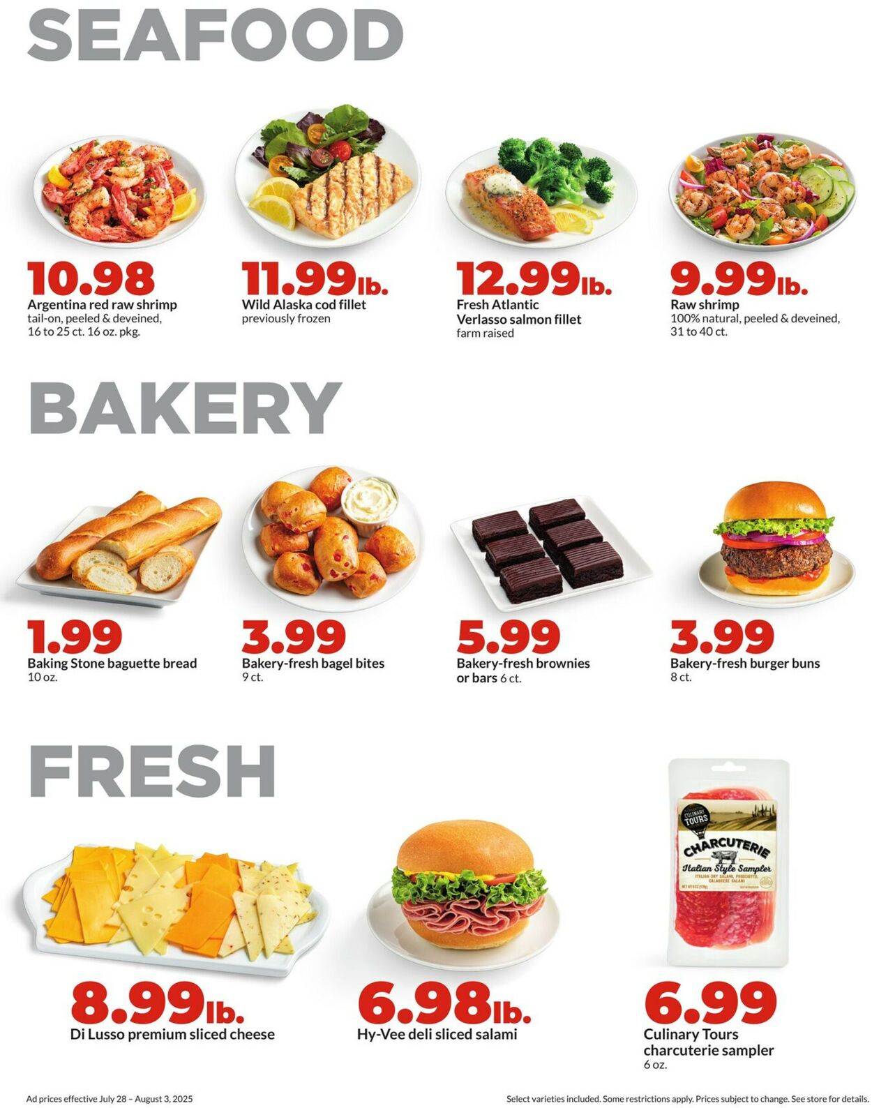 Catalogue HyVee from 07/28/2025