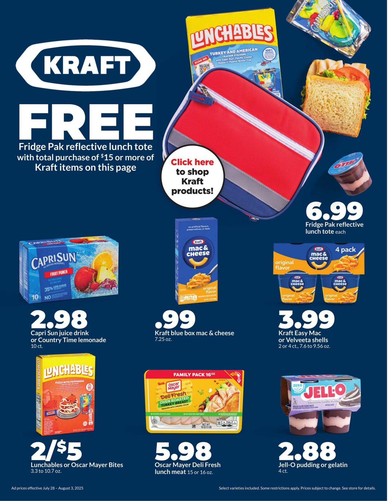 Catalogue HyVee from 07/28/2025