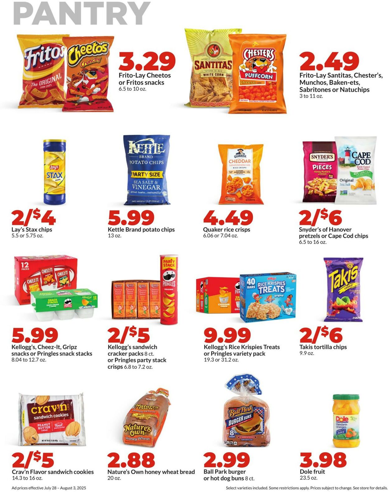 Catalogue HyVee from 07/28/2025