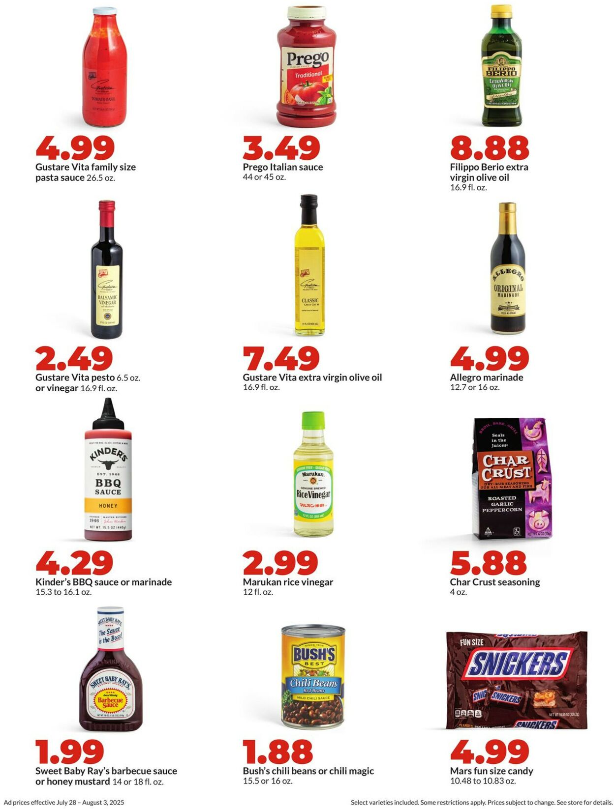 Catalogue HyVee from 07/28/2025