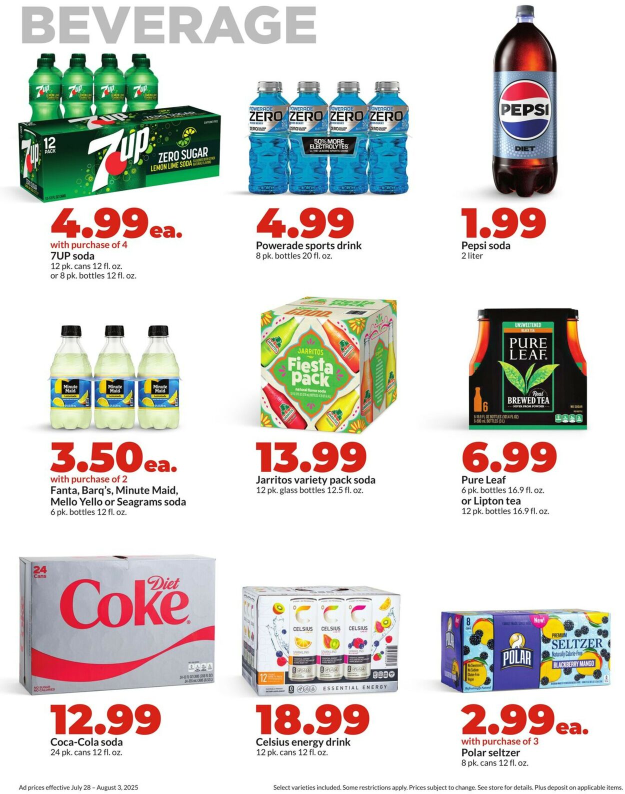 Catalogue HyVee from 07/28/2025