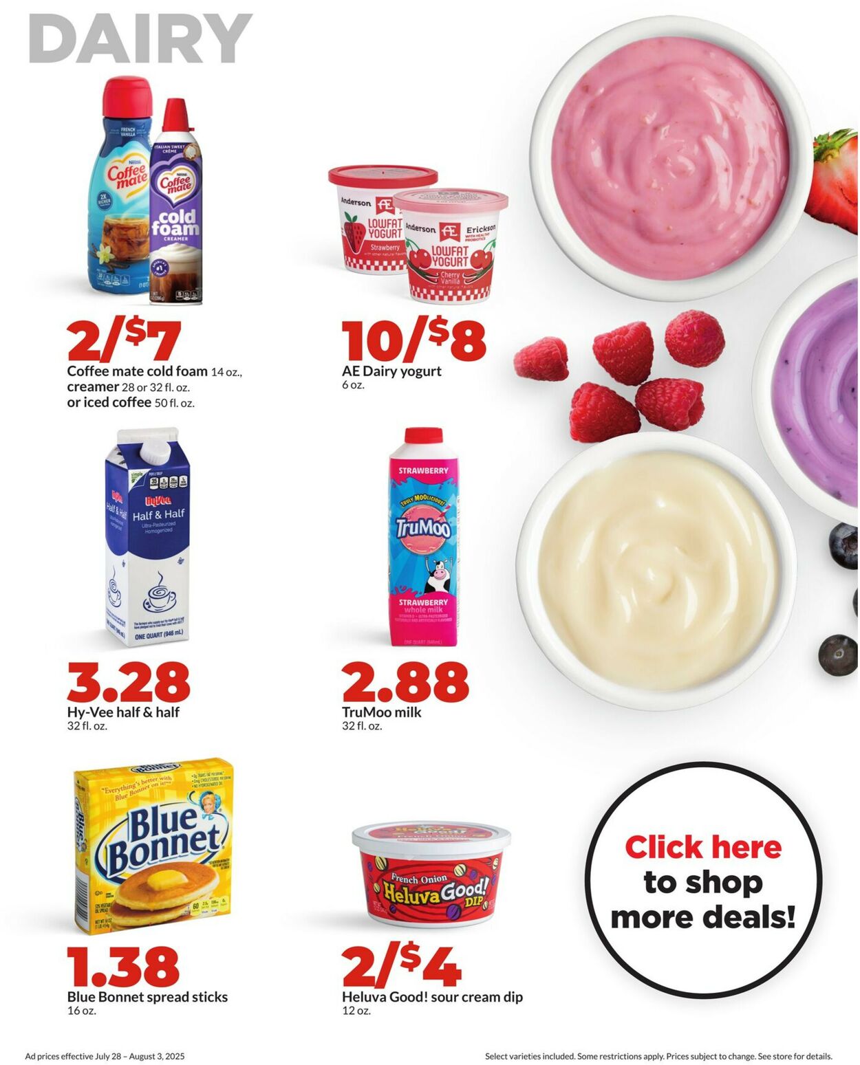 Catalogue HyVee from 07/28/2025