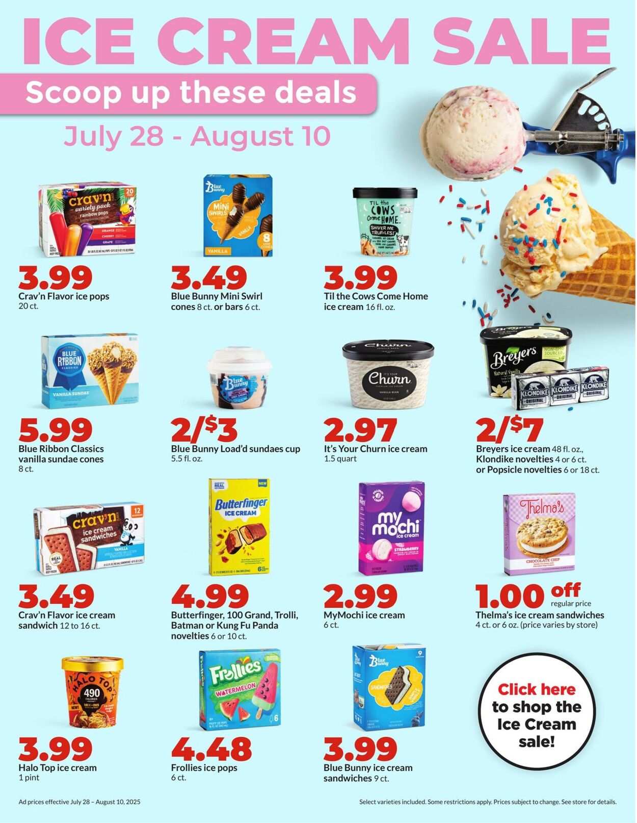 Catalogue HyVee from 07/28/2025
