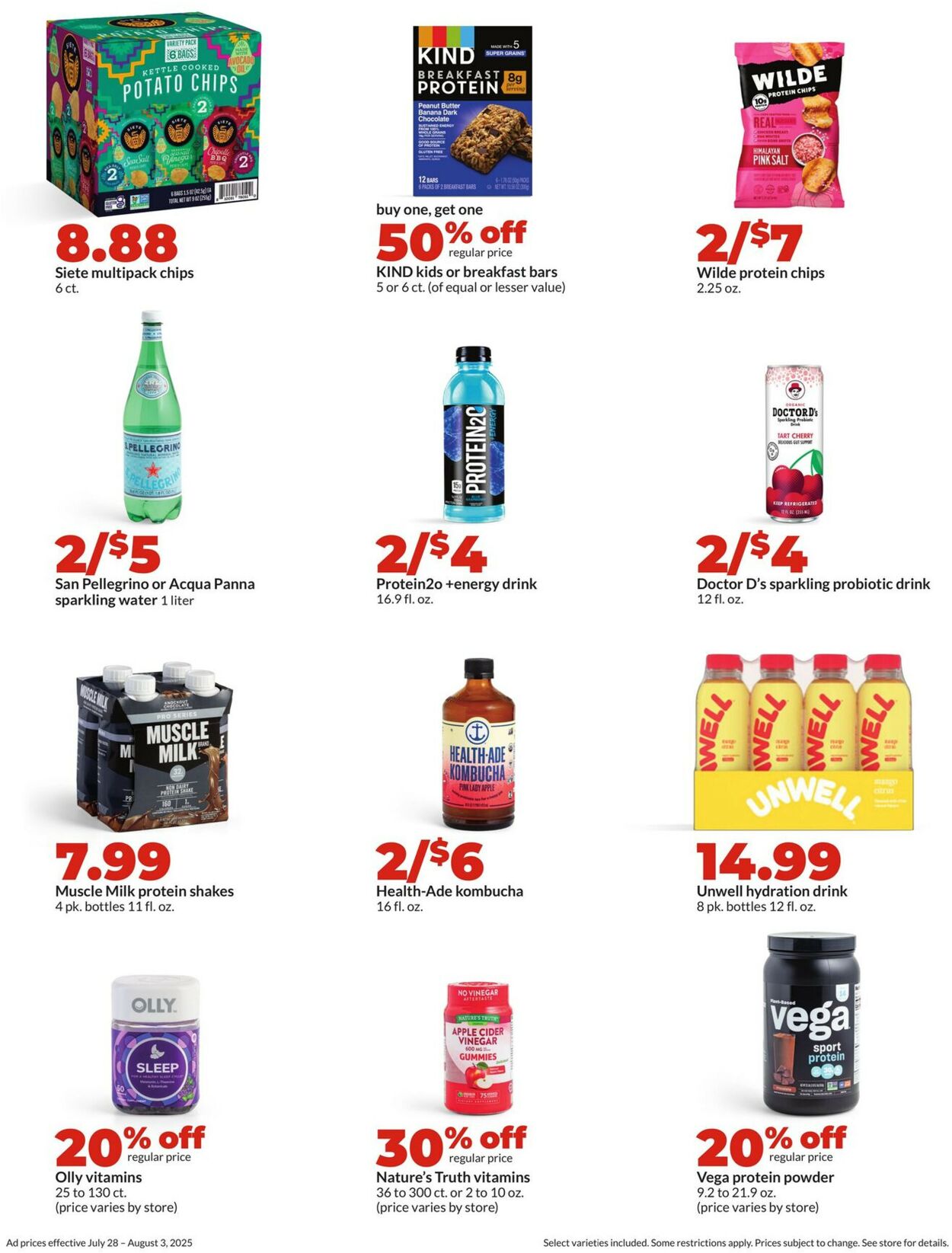 Catalogue HyVee from 07/28/2025