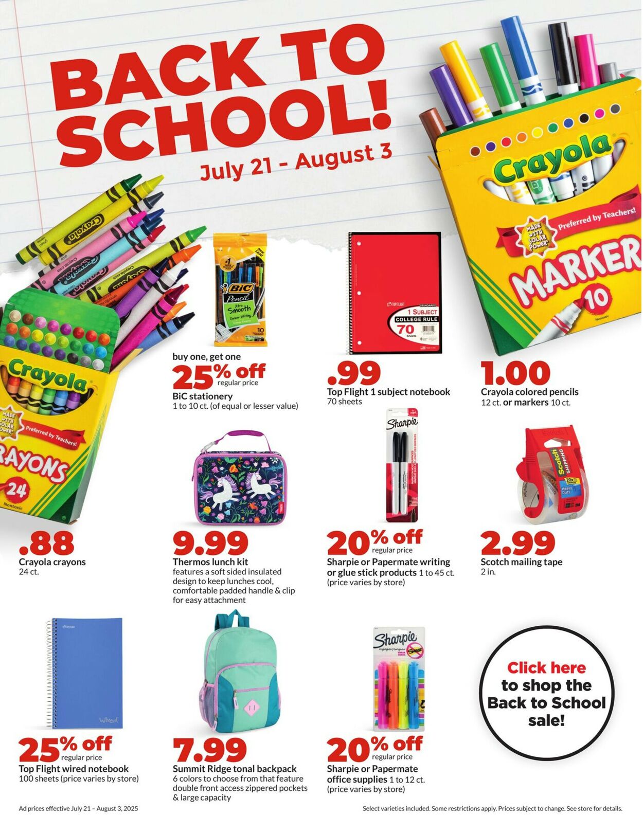 Catalogue HyVee from 07/28/2025