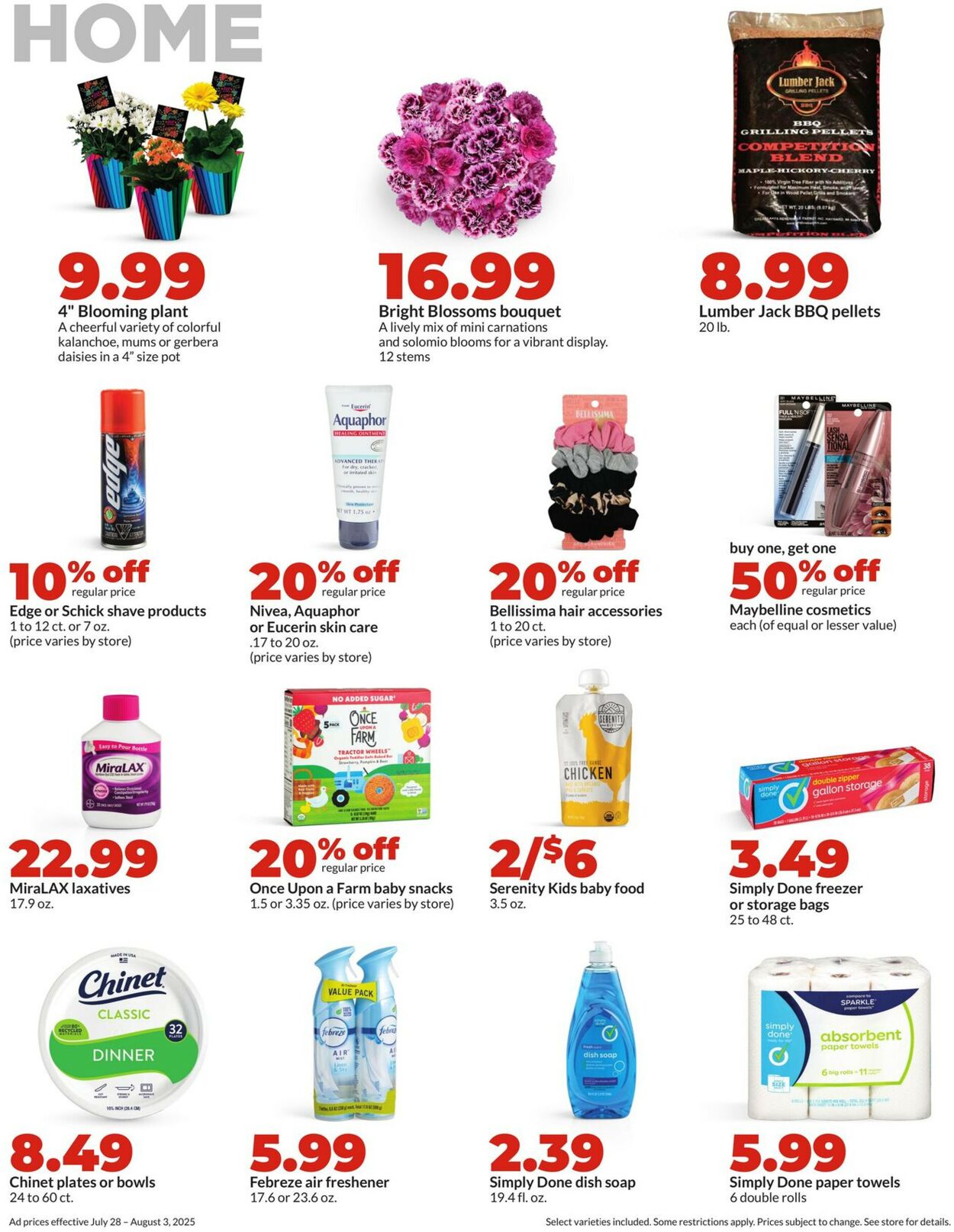 Catalogue HyVee from 07/28/2025