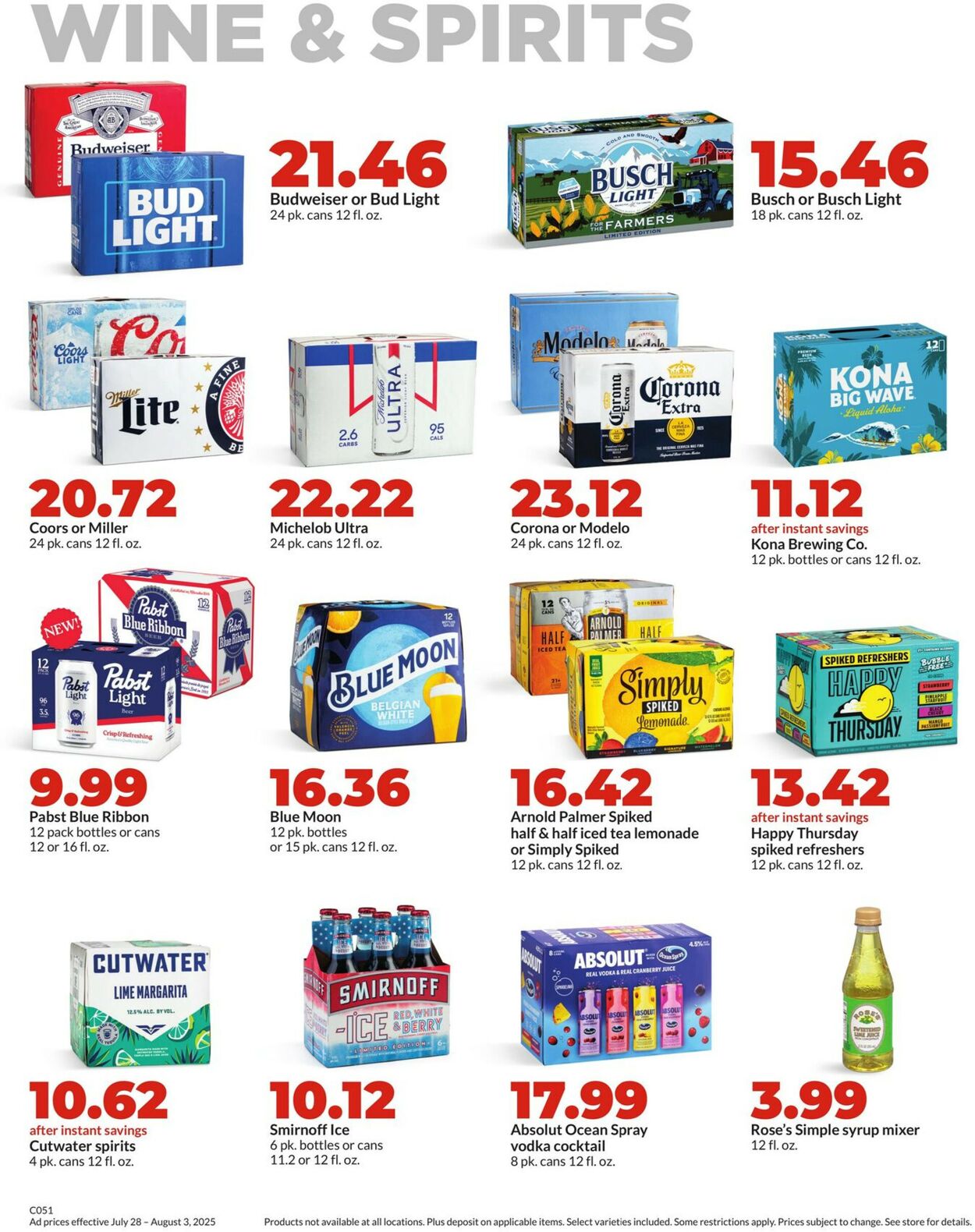 Catalogue HyVee from 07/28/2025