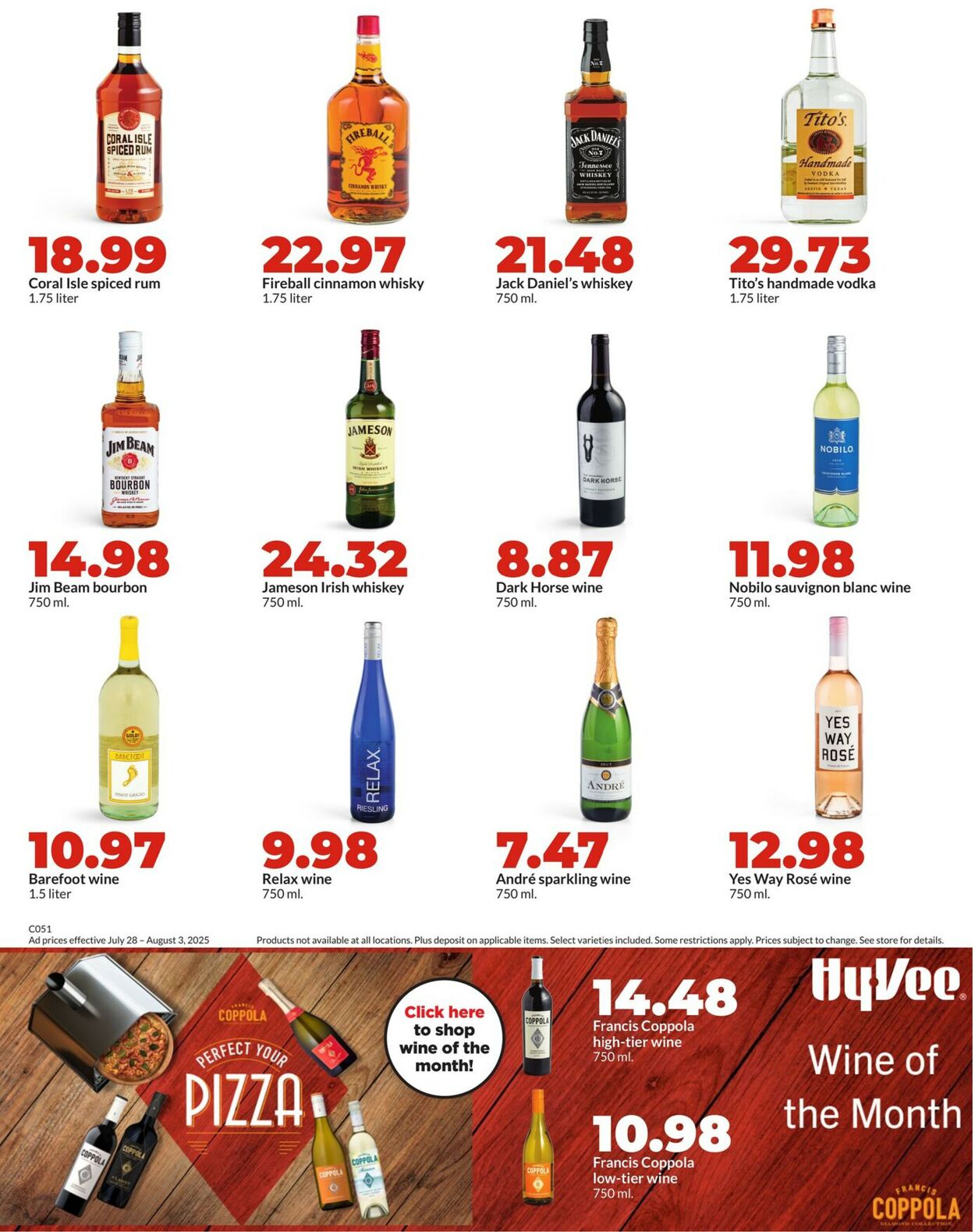 Catalogue HyVee from 07/28/2025