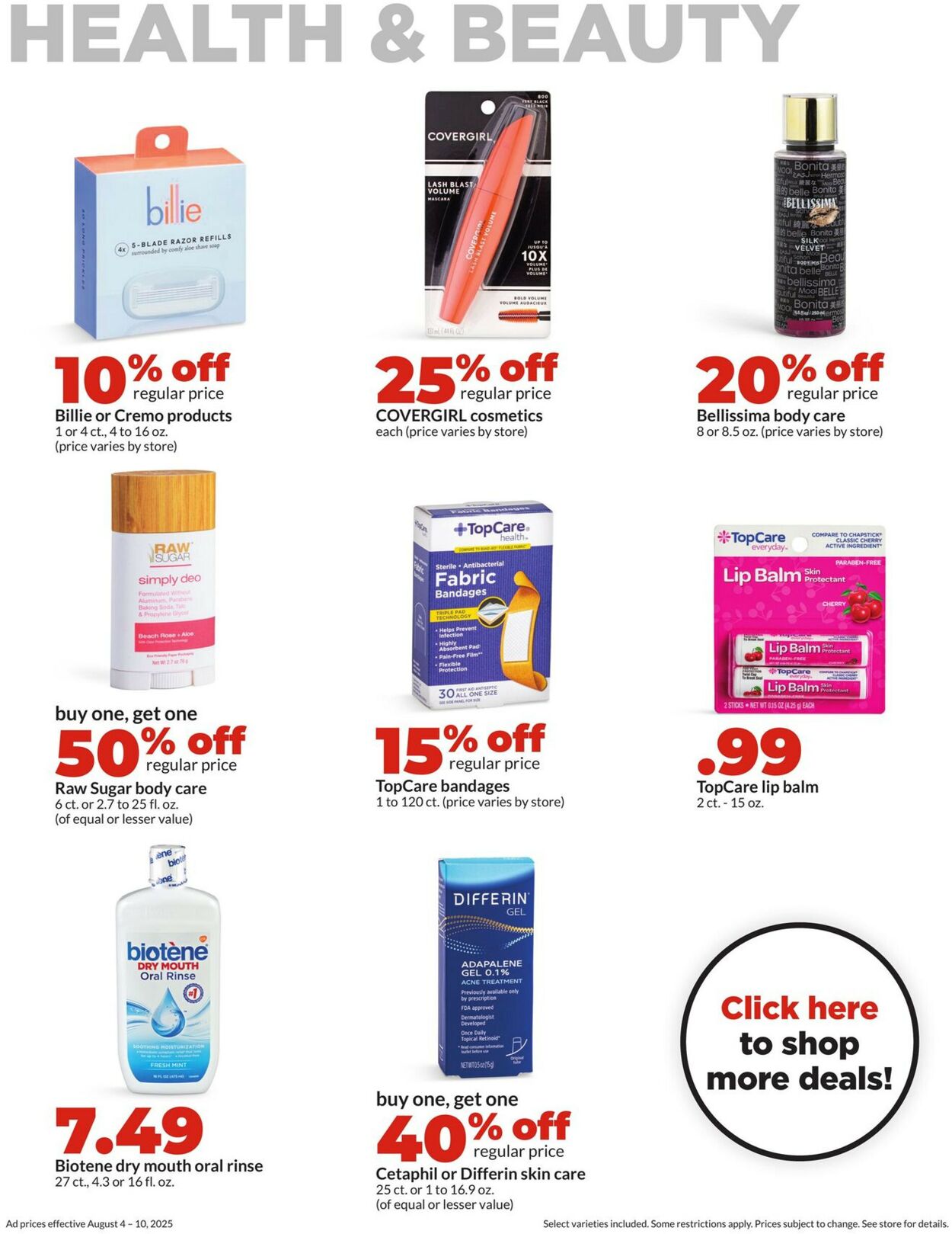 Catalogue HyVee from 08/04/2025