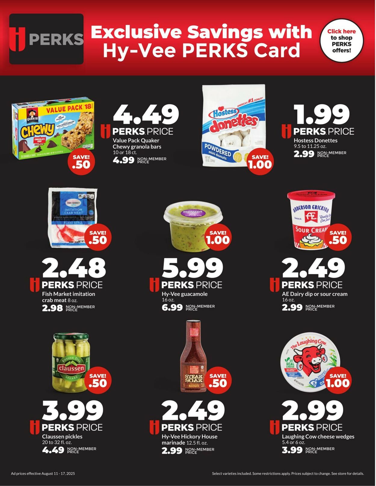 Catalogue HyVee from 08/11/2025