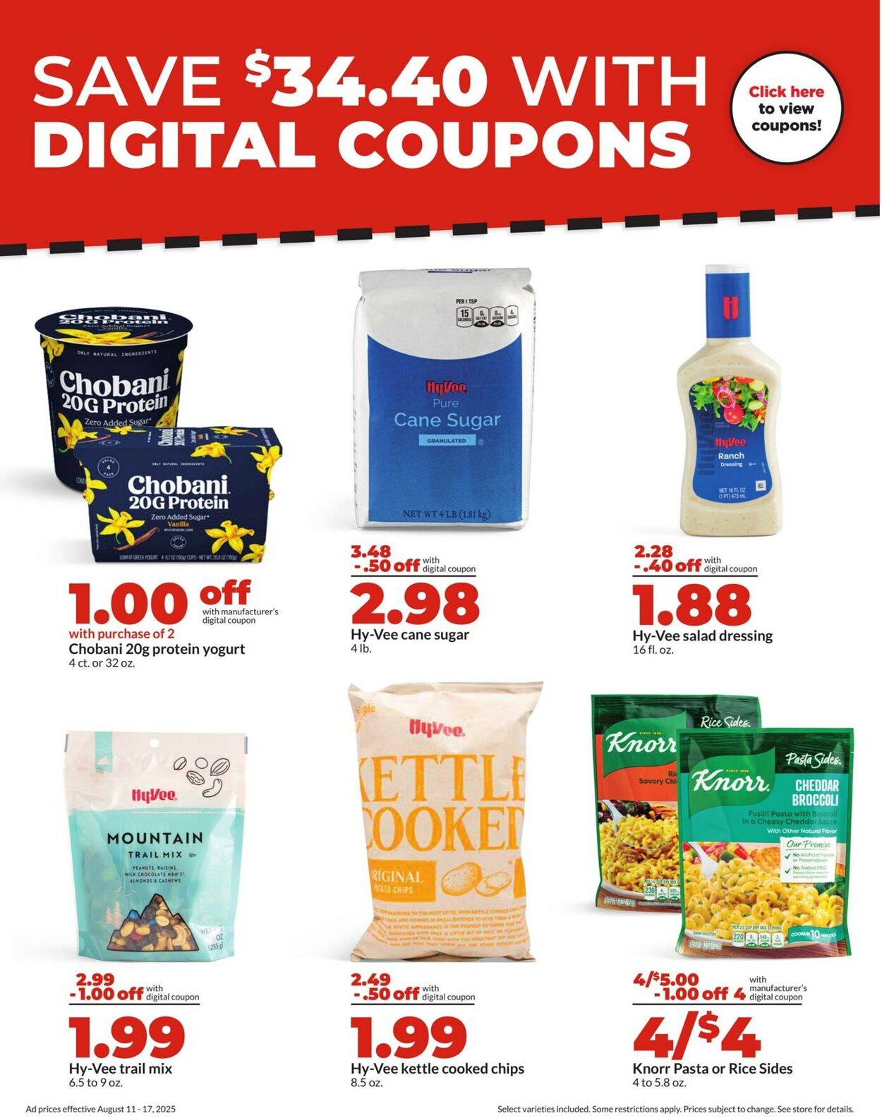 Catalogue HyVee from 08/11/2025