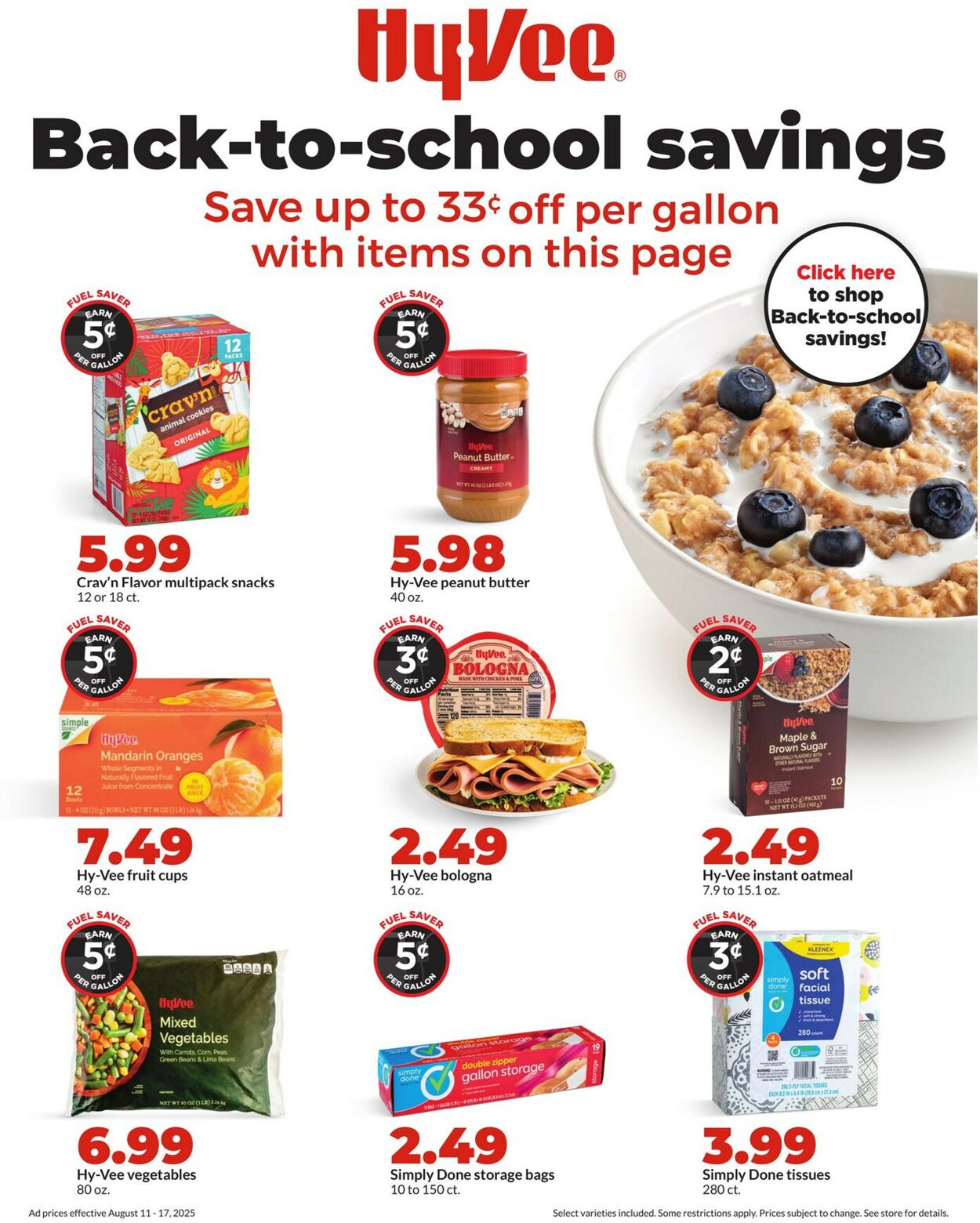Catalogue HyVee from 08/11/2025