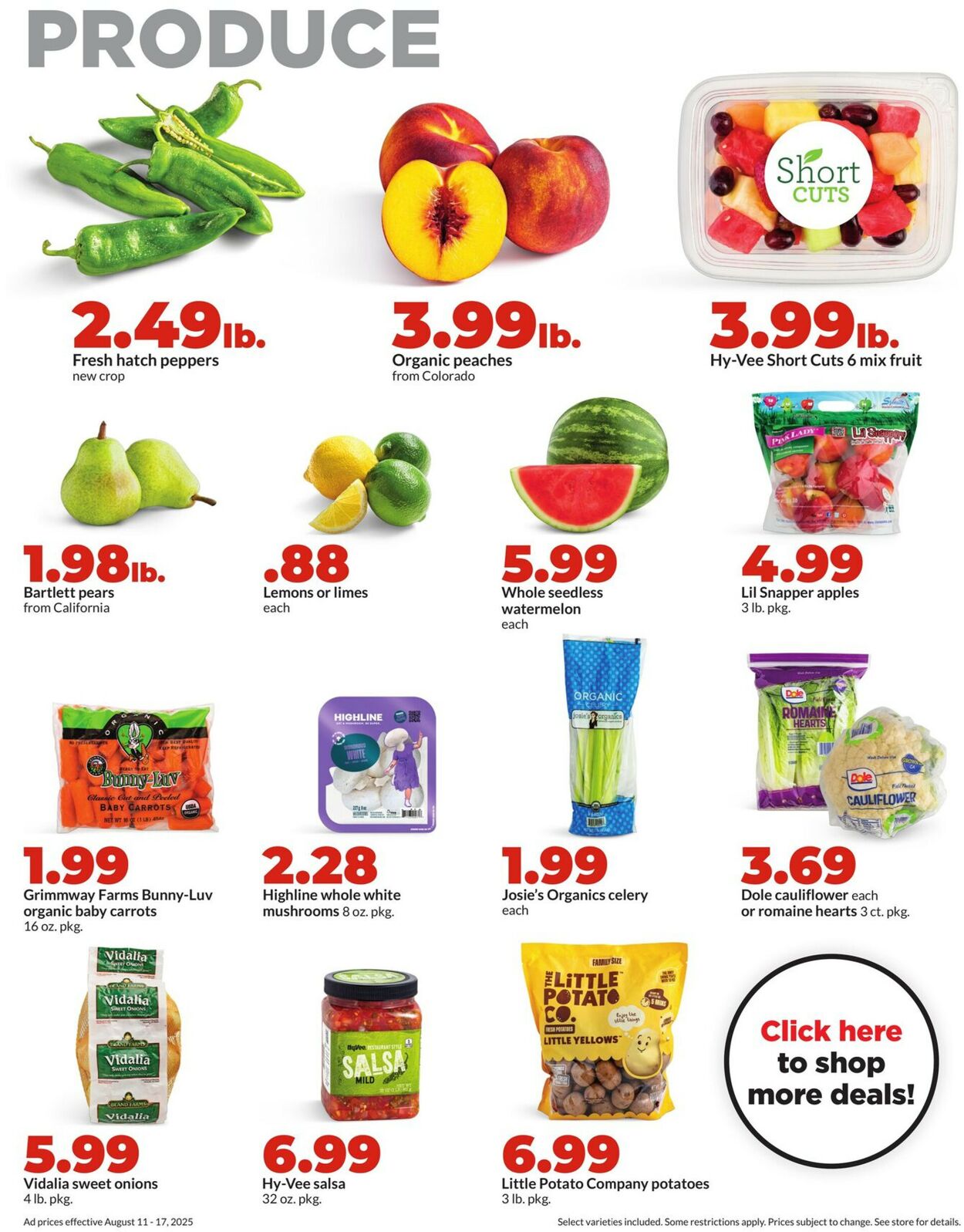 Catalogue HyVee from 08/11/2025