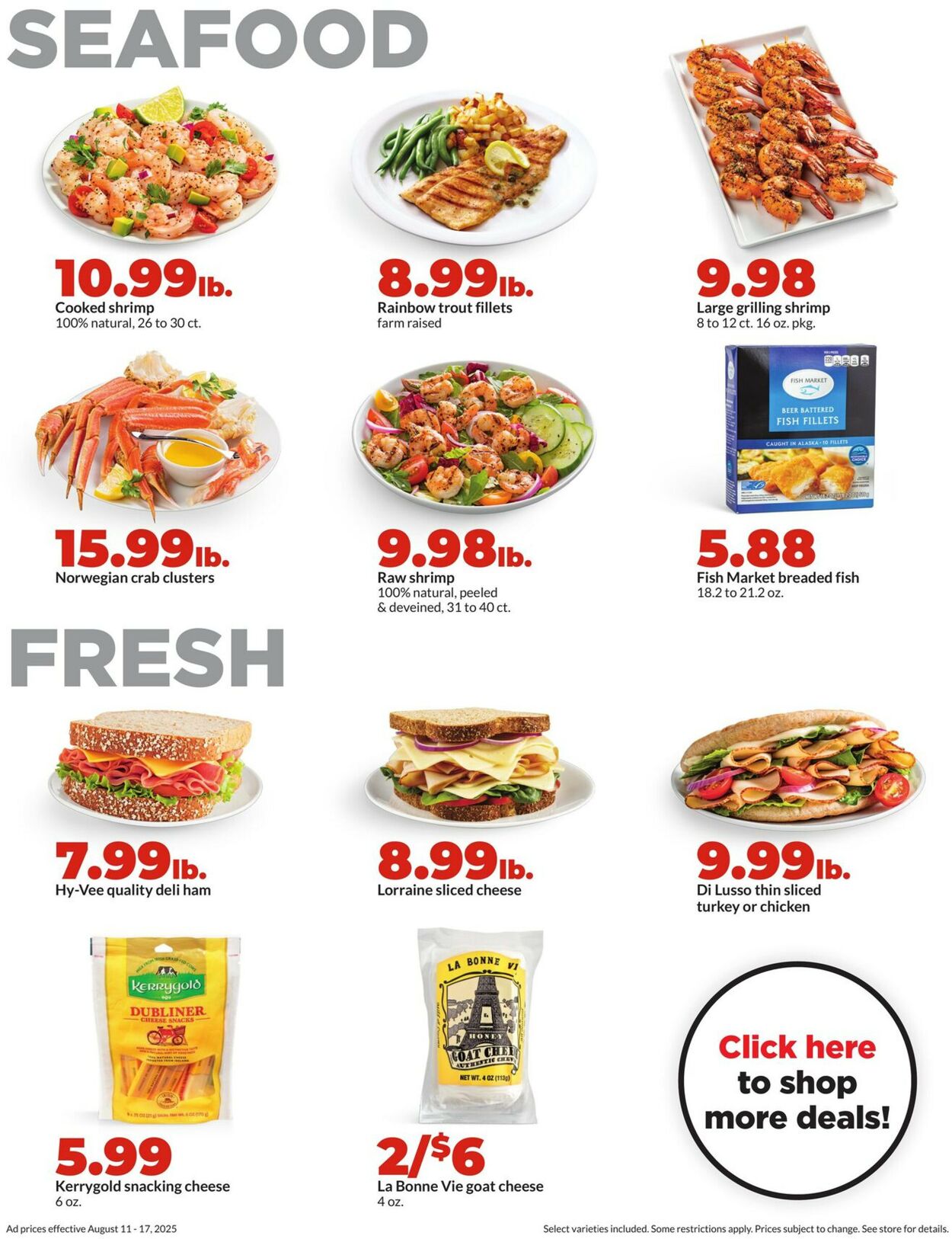 Catalogue HyVee from 08/11/2025