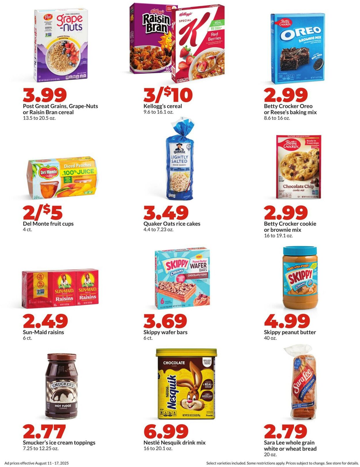 Catalogue HyVee from 08/11/2025