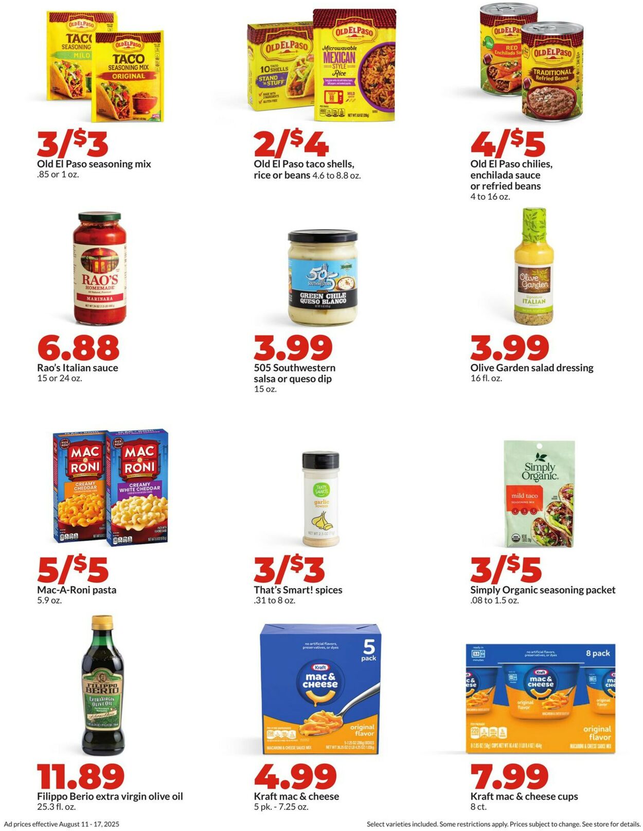 Catalogue HyVee from 08/11/2025
