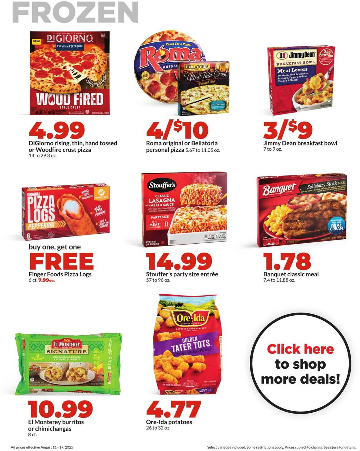 Catalogue HyVee from 08/11/2025