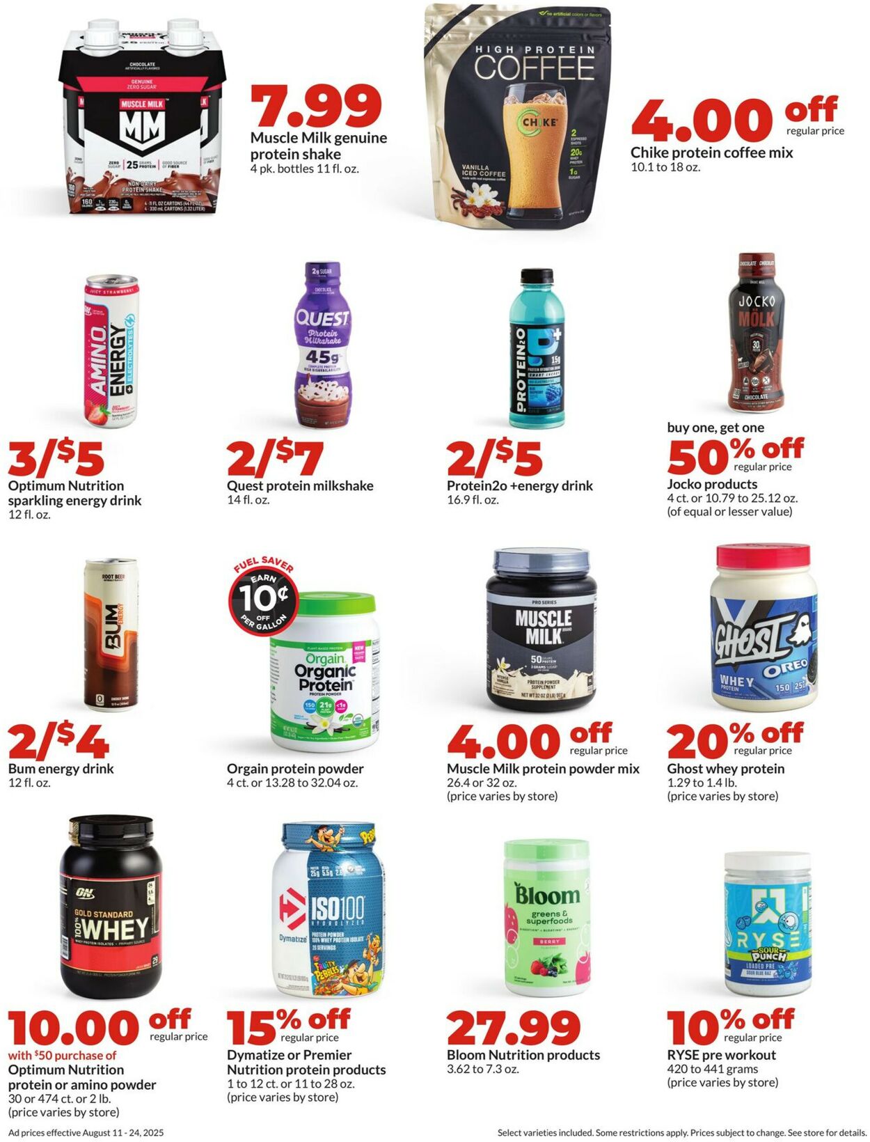 Catalogue HyVee from 08/11/2025