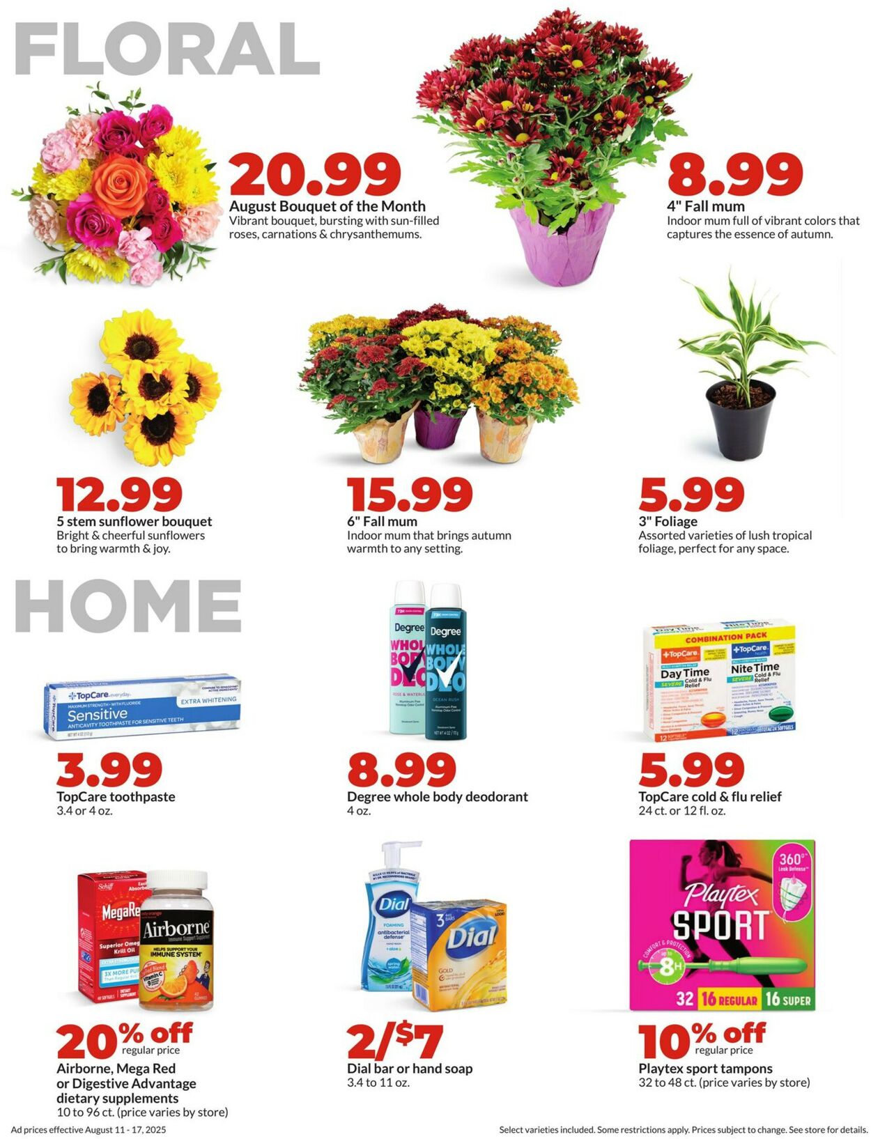 Catalogue HyVee from 08/11/2025