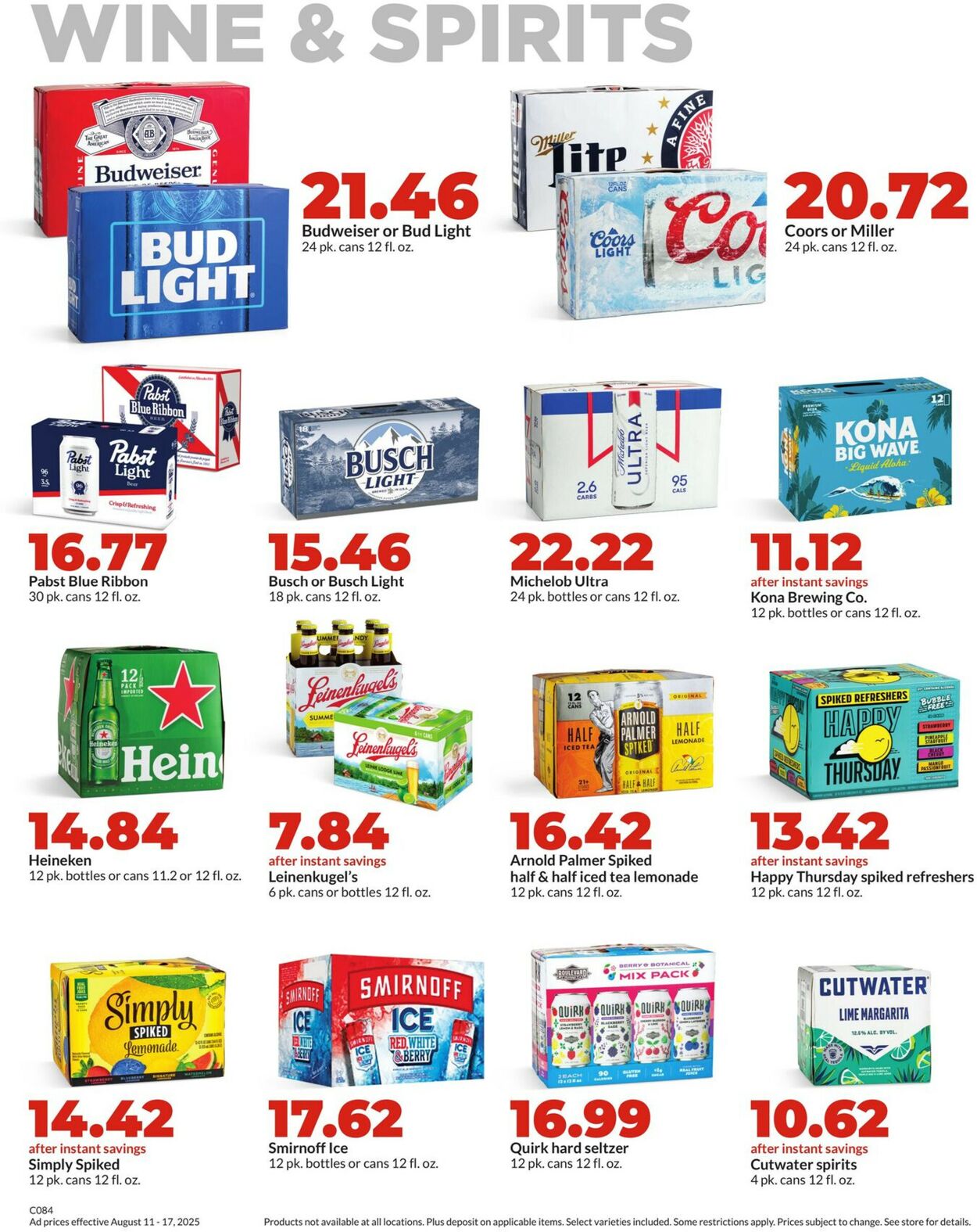 Catalogue HyVee from 08/11/2025