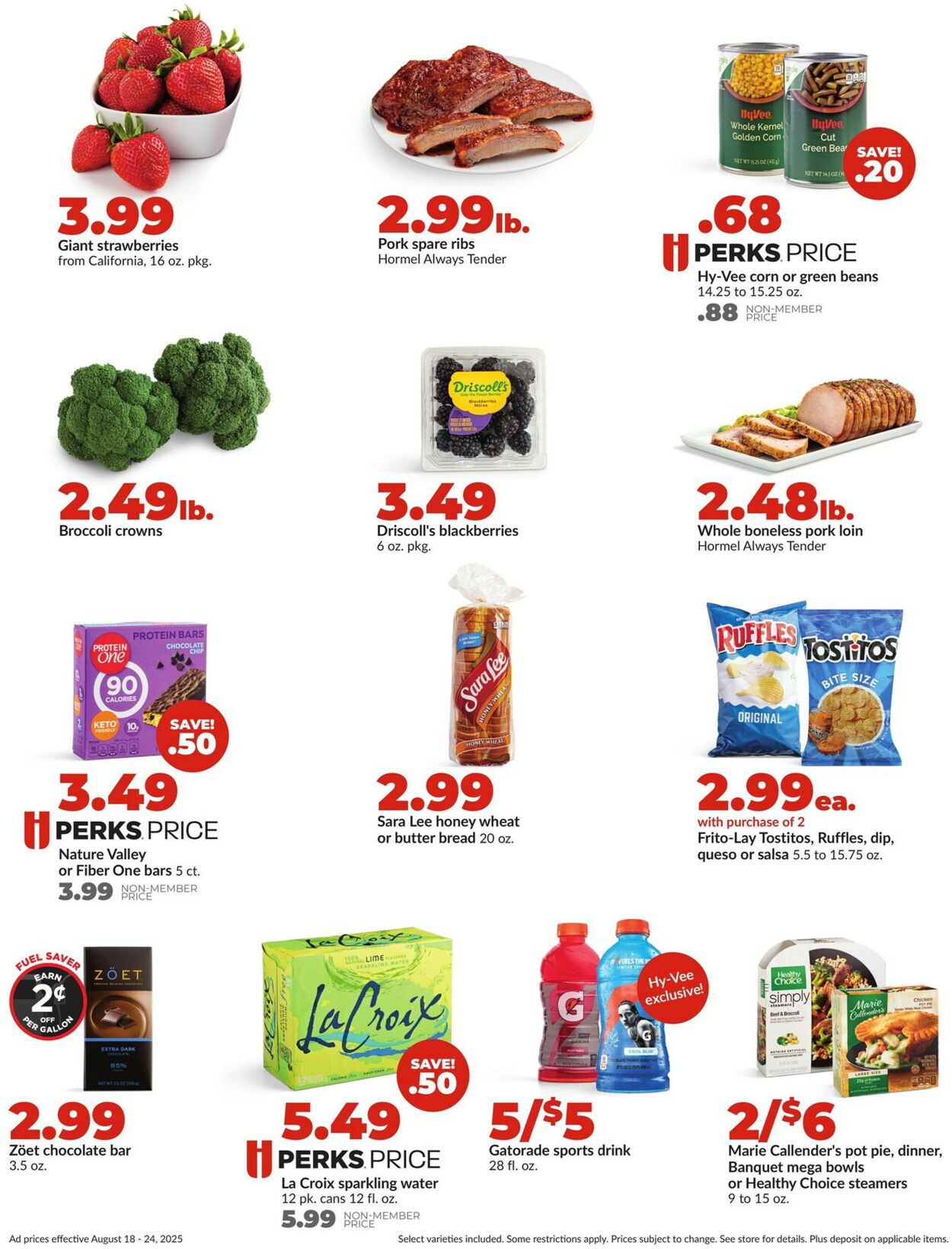 Catalogue HyVee from 08/18/2025