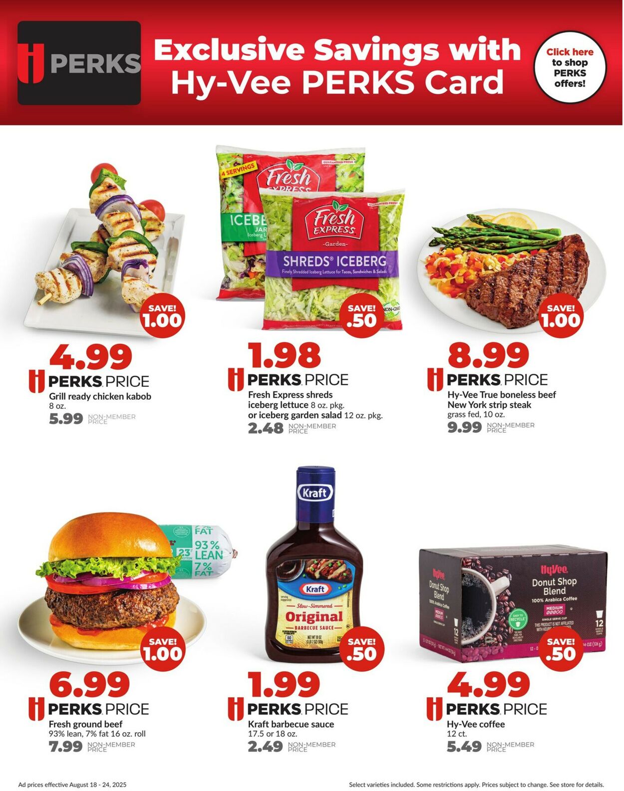 Catalogue HyVee from 08/18/2025