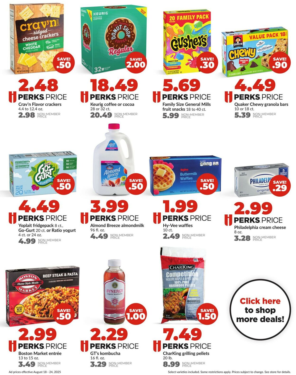 Catalogue HyVee from 08/18/2025