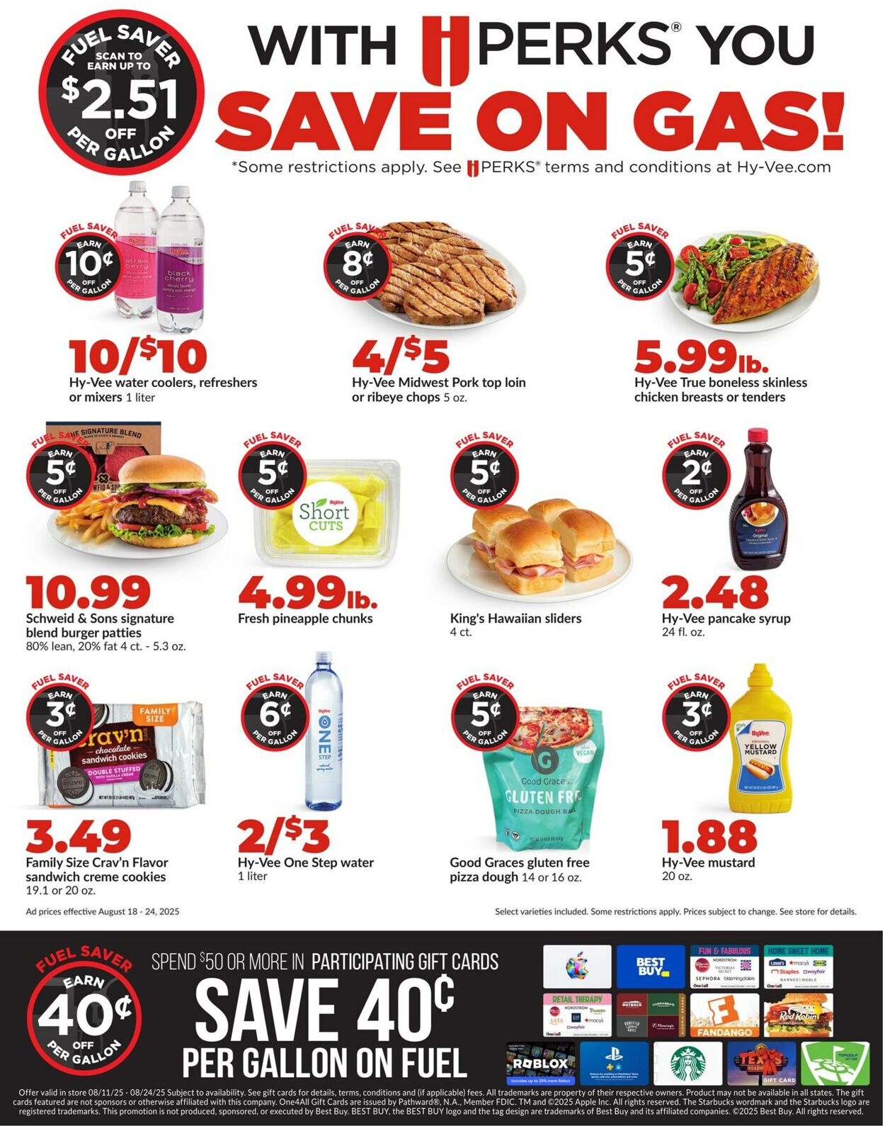 Catalogue HyVee from 08/18/2025
