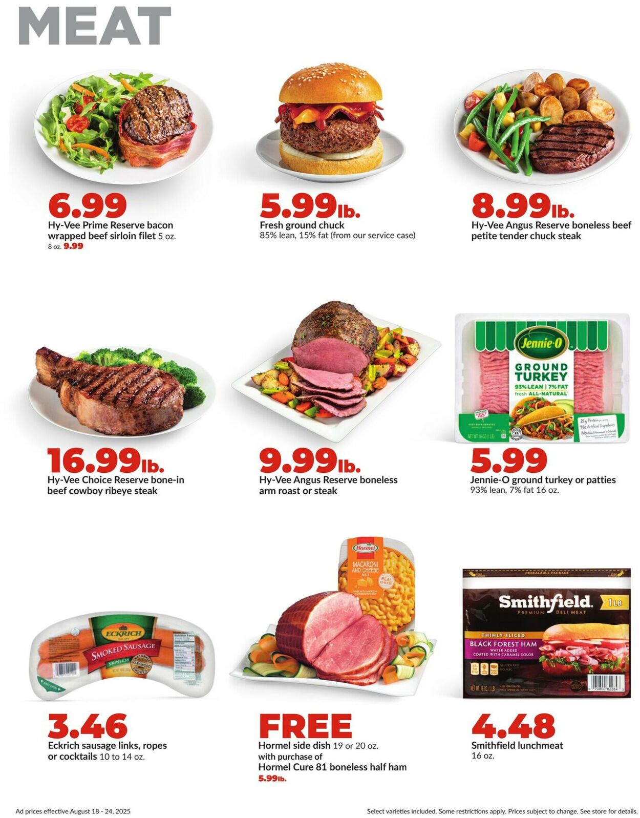 Catalogue HyVee from 08/18/2025