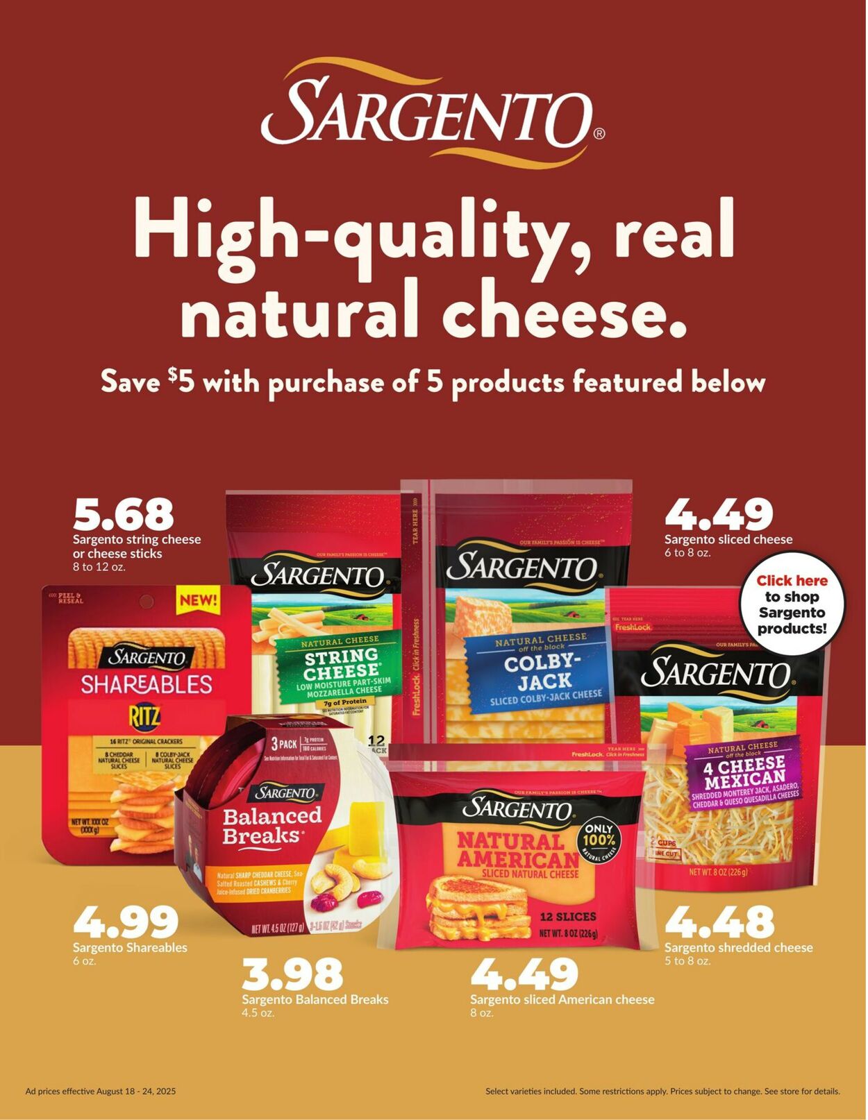 Catalogue HyVee from 08/18/2025