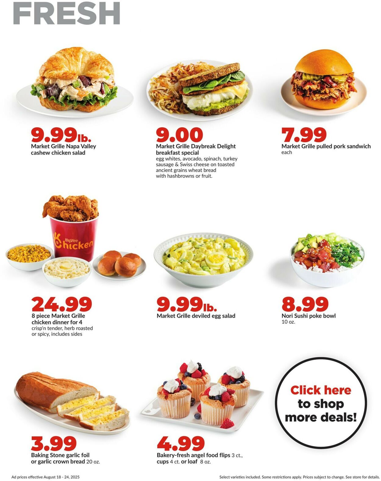 Catalogue HyVee from 08/18/2025