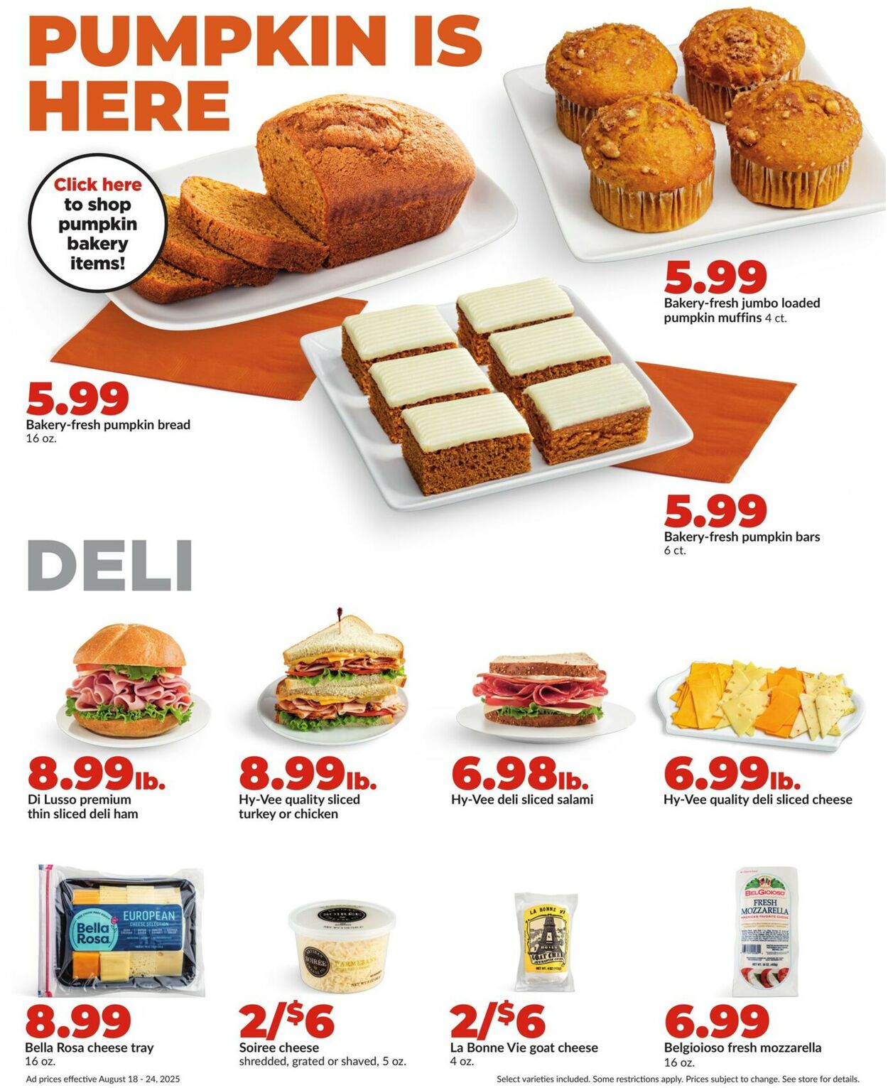 Catalogue HyVee from 08/18/2025