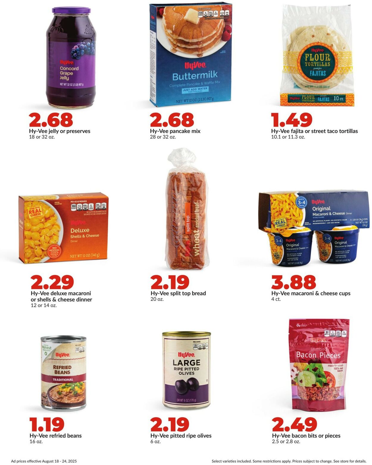 Catalogue HyVee from 08/18/2025