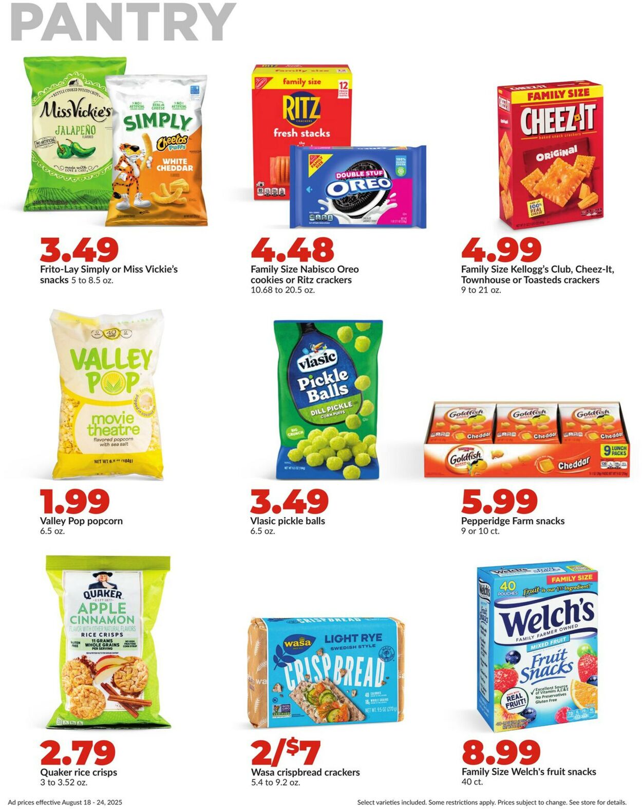 Catalogue HyVee from 08/18/2025