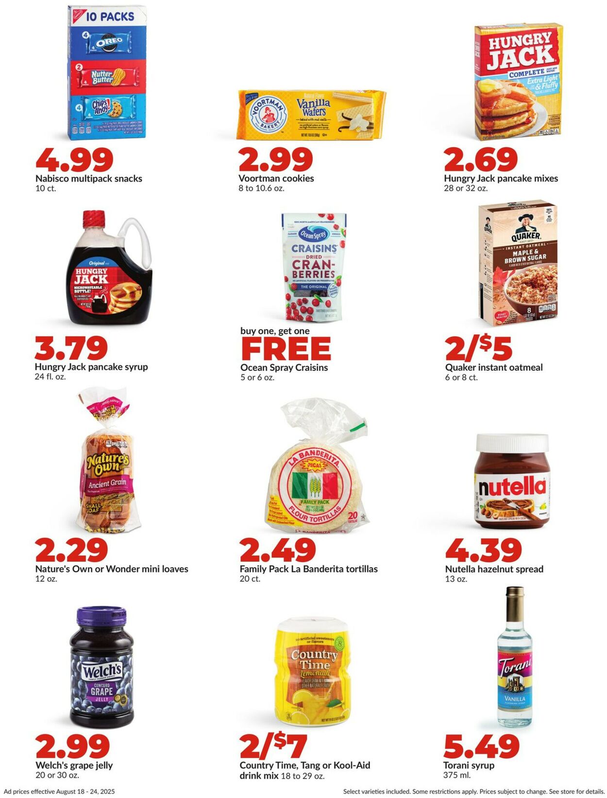 Catalogue HyVee from 08/18/2025