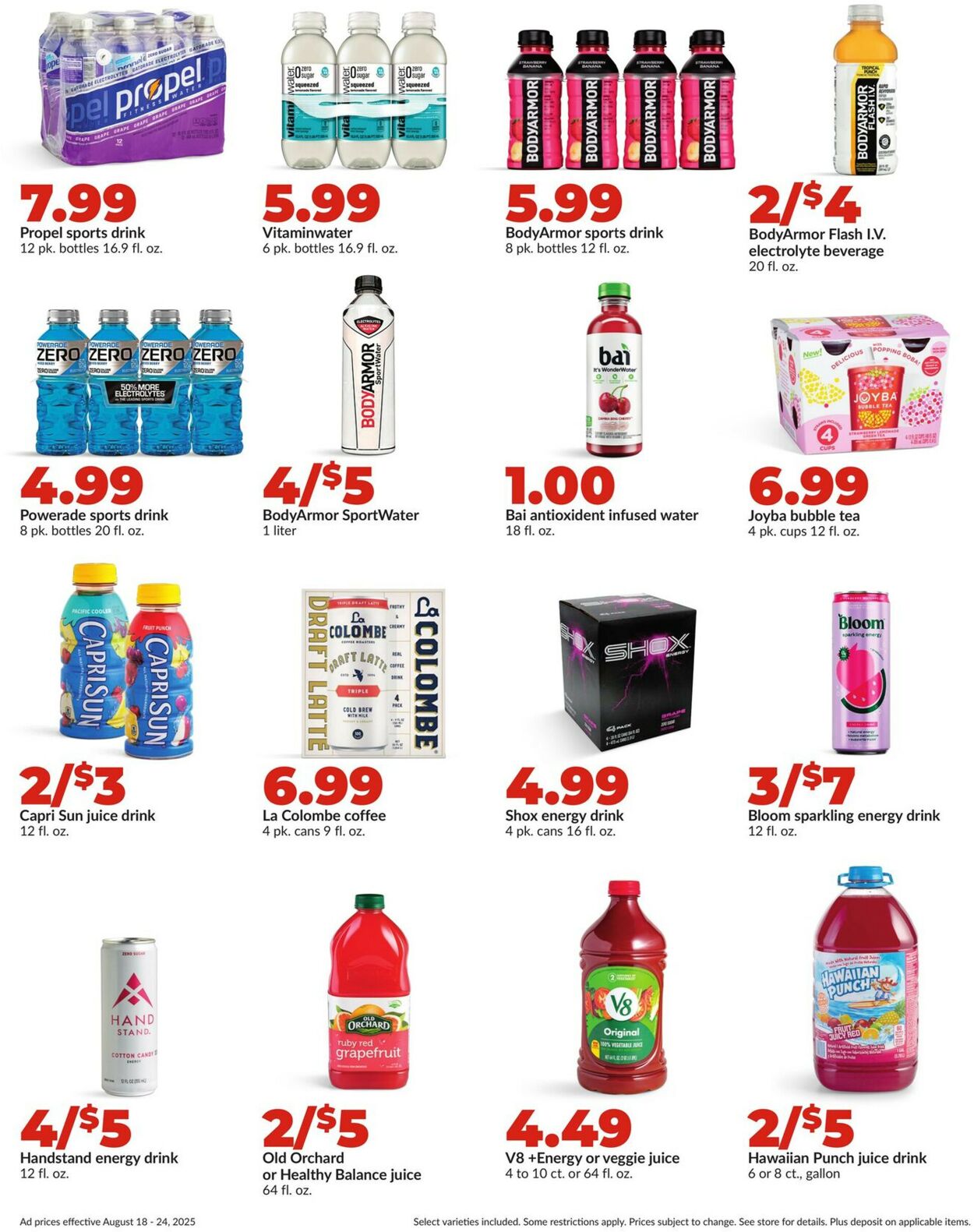 Catalogue HyVee from 08/18/2025