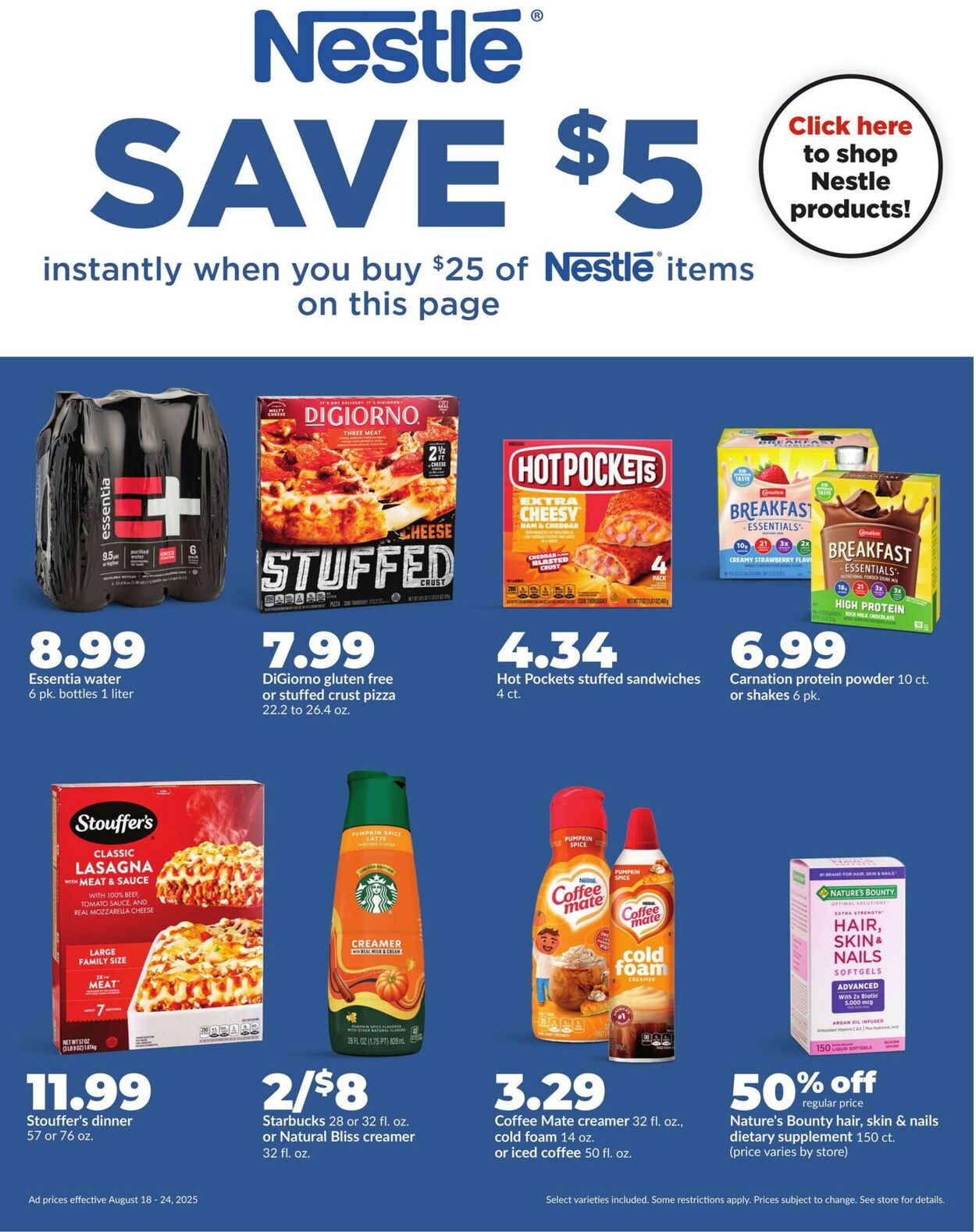 Catalogue HyVee from 08/18/2025