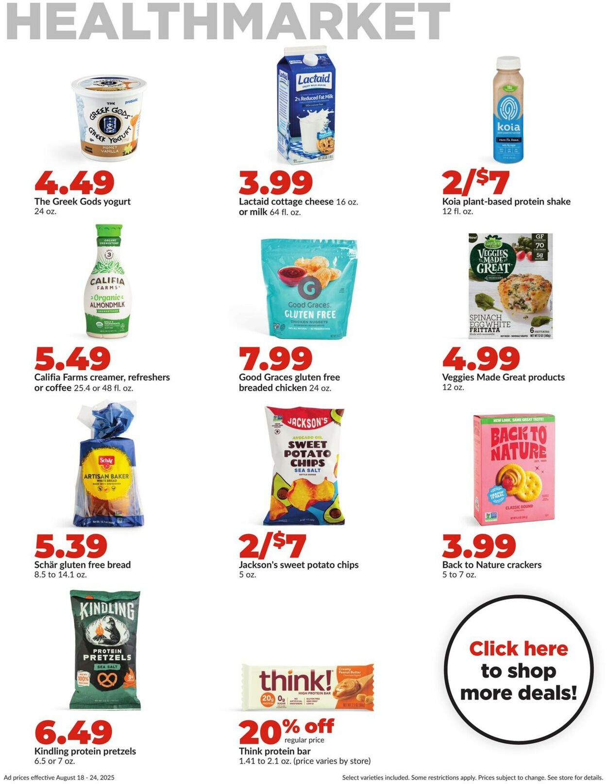 Catalogue HyVee from 08/18/2025