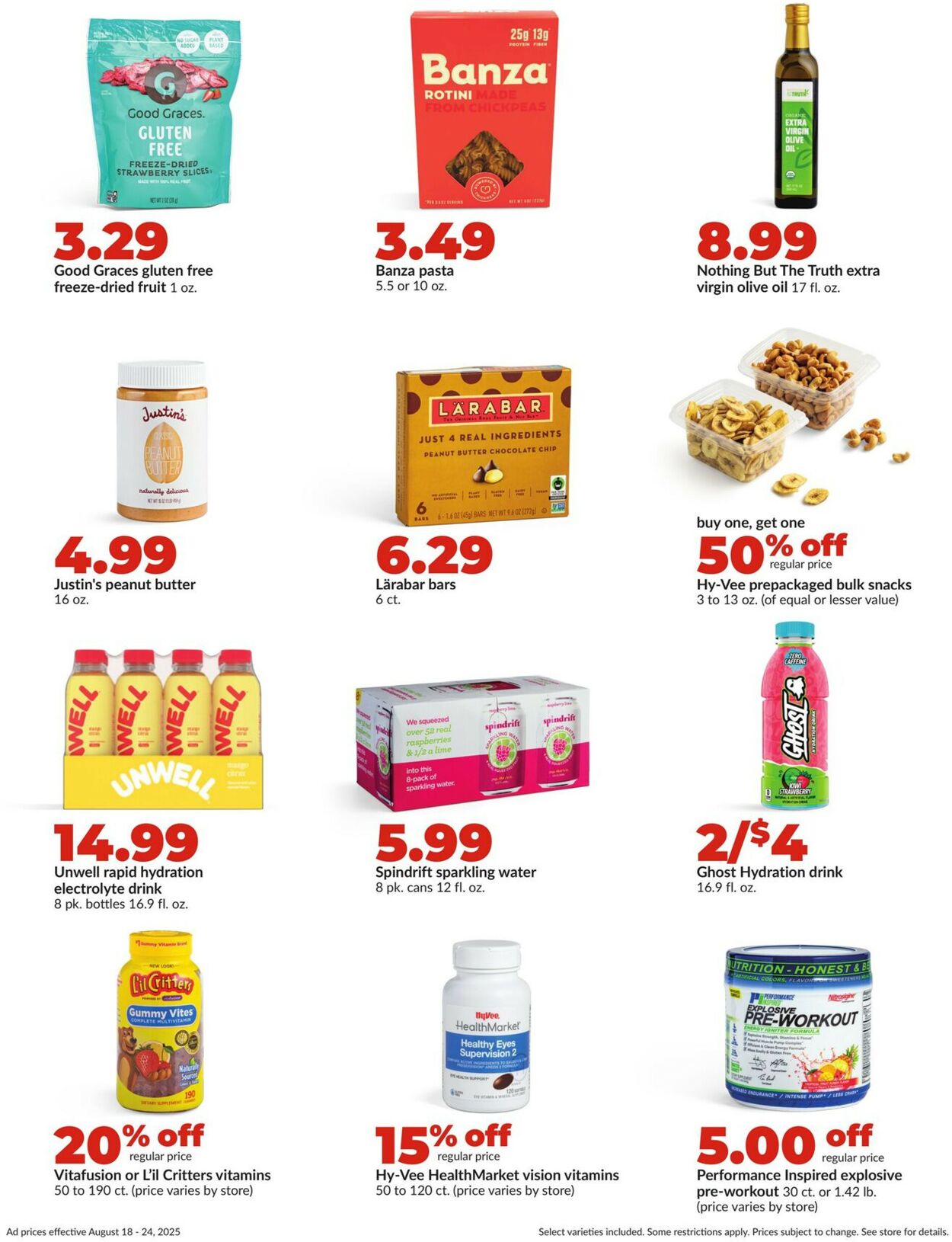 Catalogue HyVee from 08/18/2025