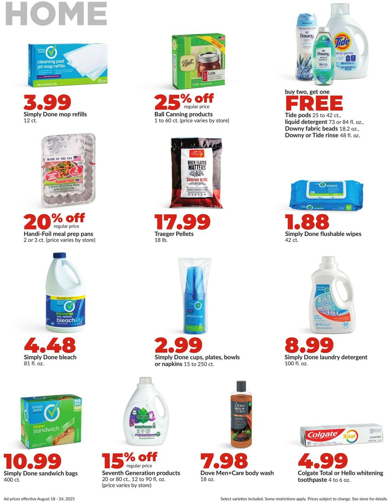 Catalogue HyVee from 08/18/2025